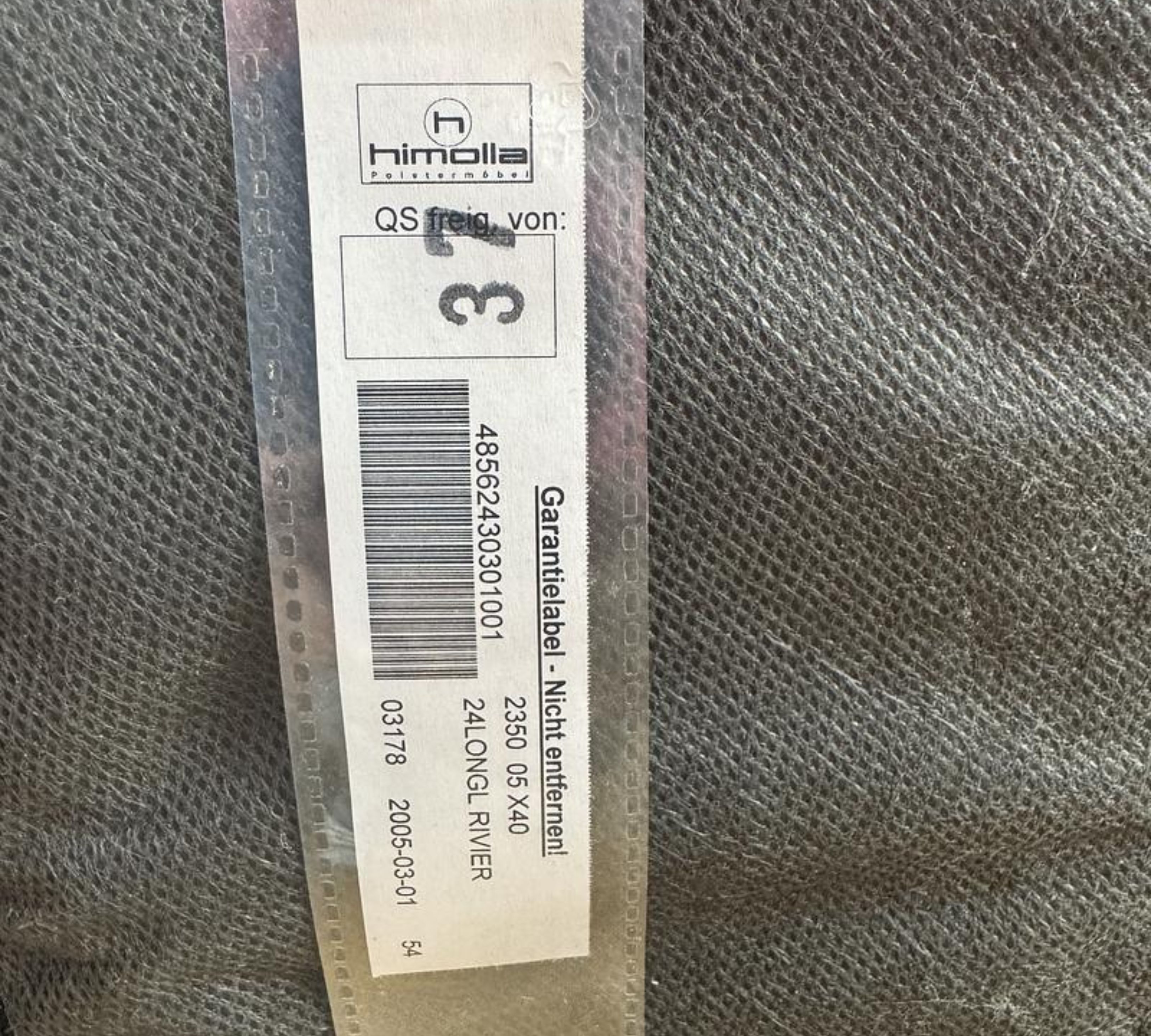 Vintage Sessel Leder Dunkelblau