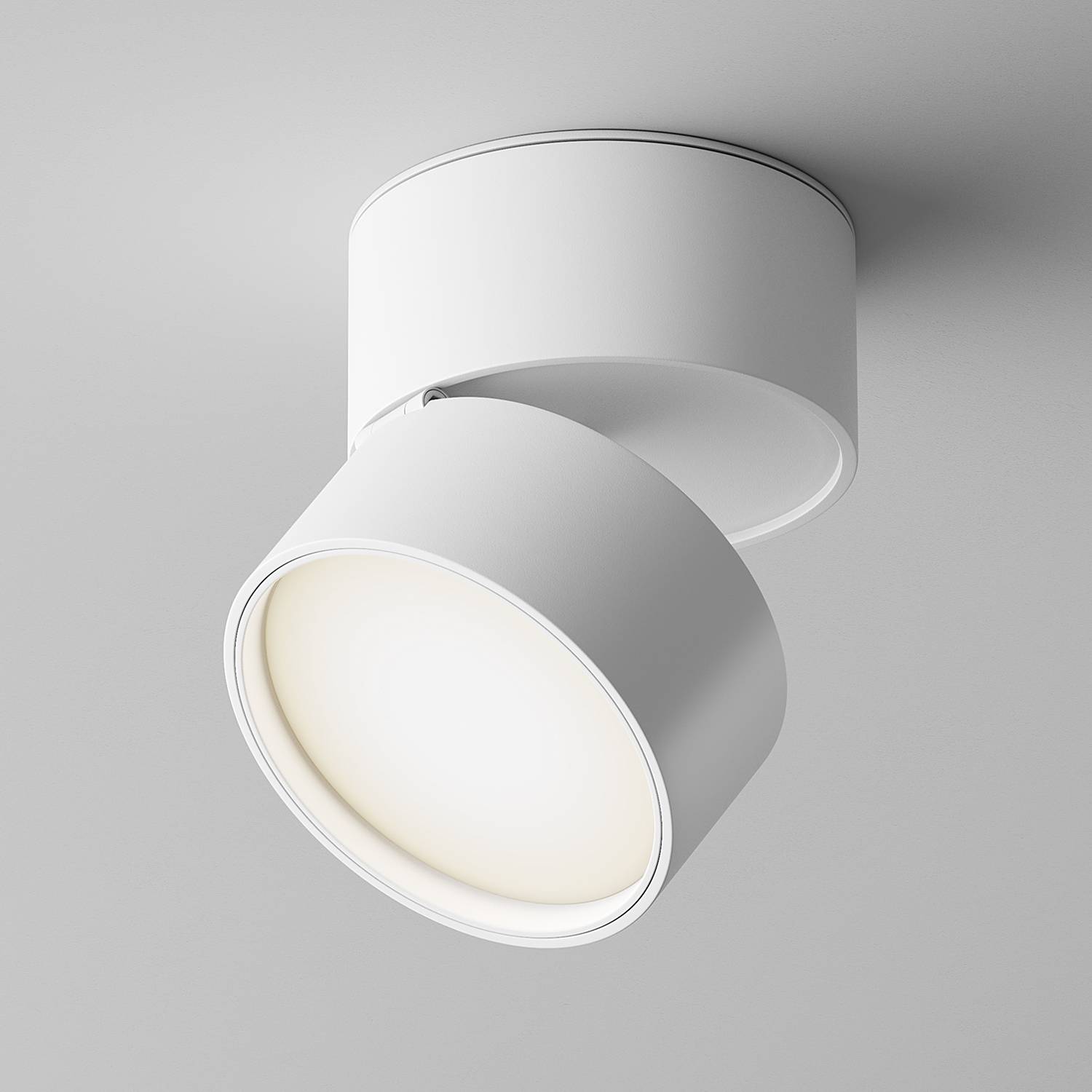 LED-Deckenleuchte Onda Weiß