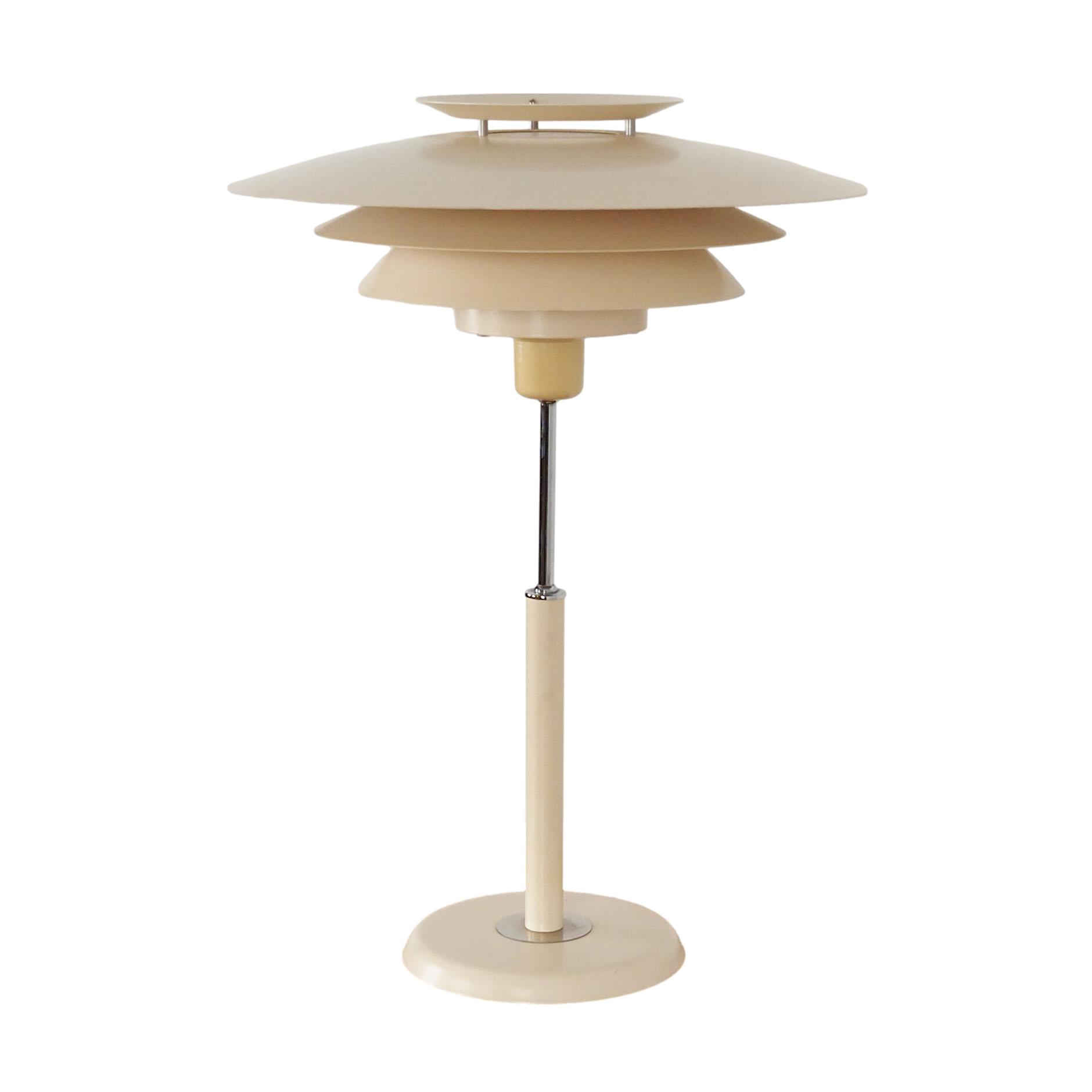 Tischlampe Metall 1970er Jahre