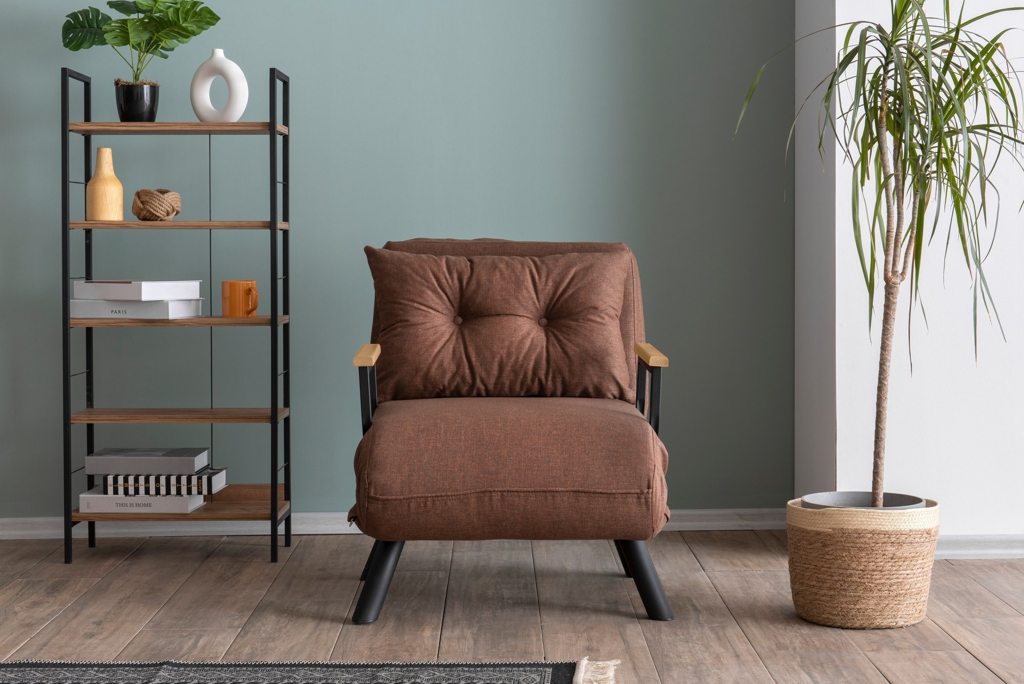 Sando Armchair Light Brown