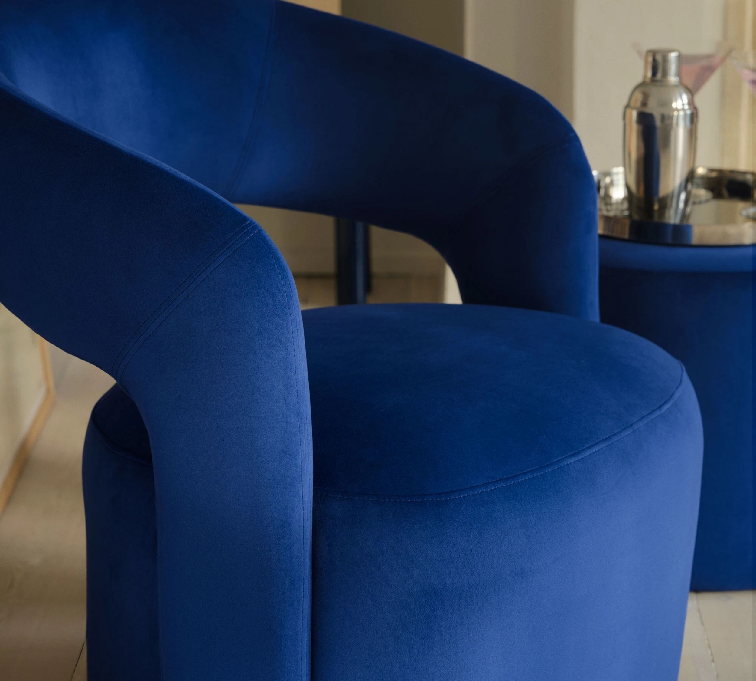 Judi Sessel Velour Lux Blue