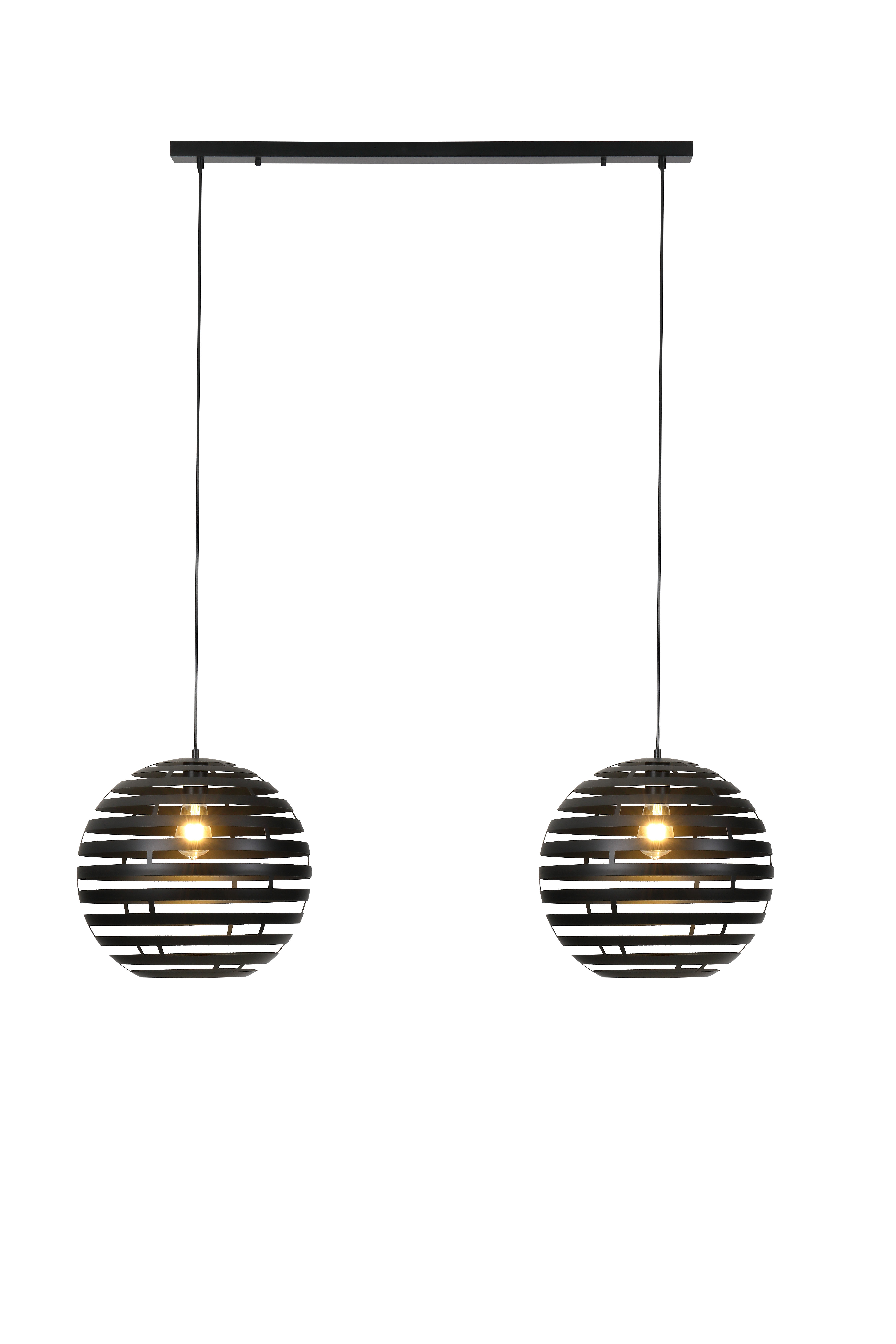 Pendant lamp Metal Black