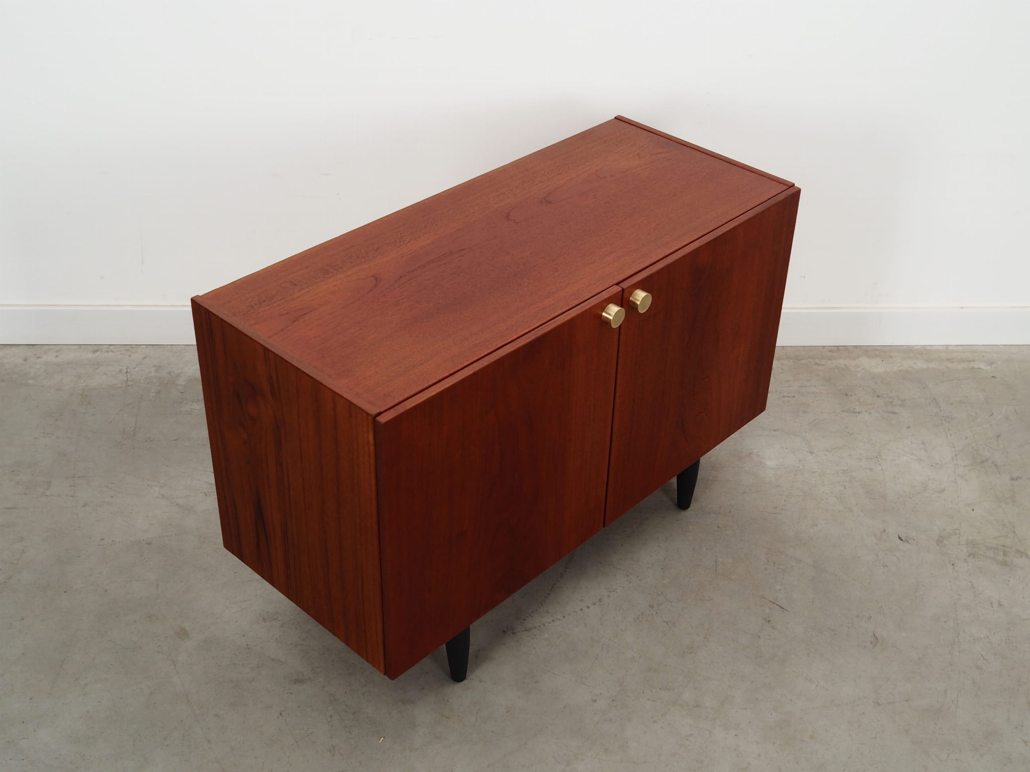 Vintage Schrank Teakholz Braun 1970er Jahre