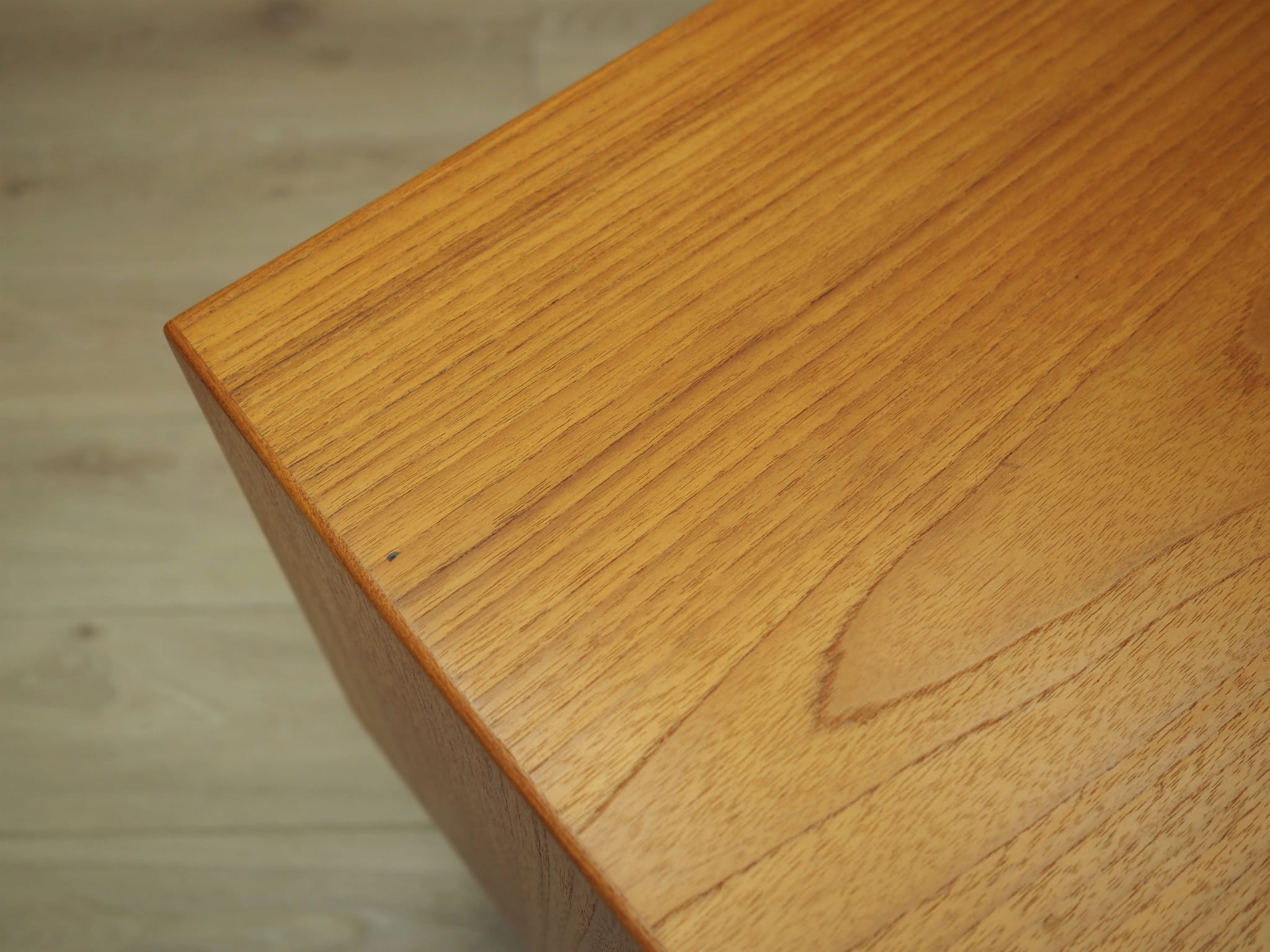 Vintage Schreibtisch Teakholz Braun 1960er Jahre