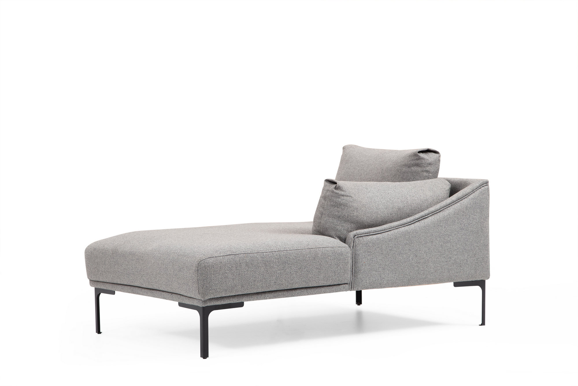 Leo Right Sectional Sofa Grey
