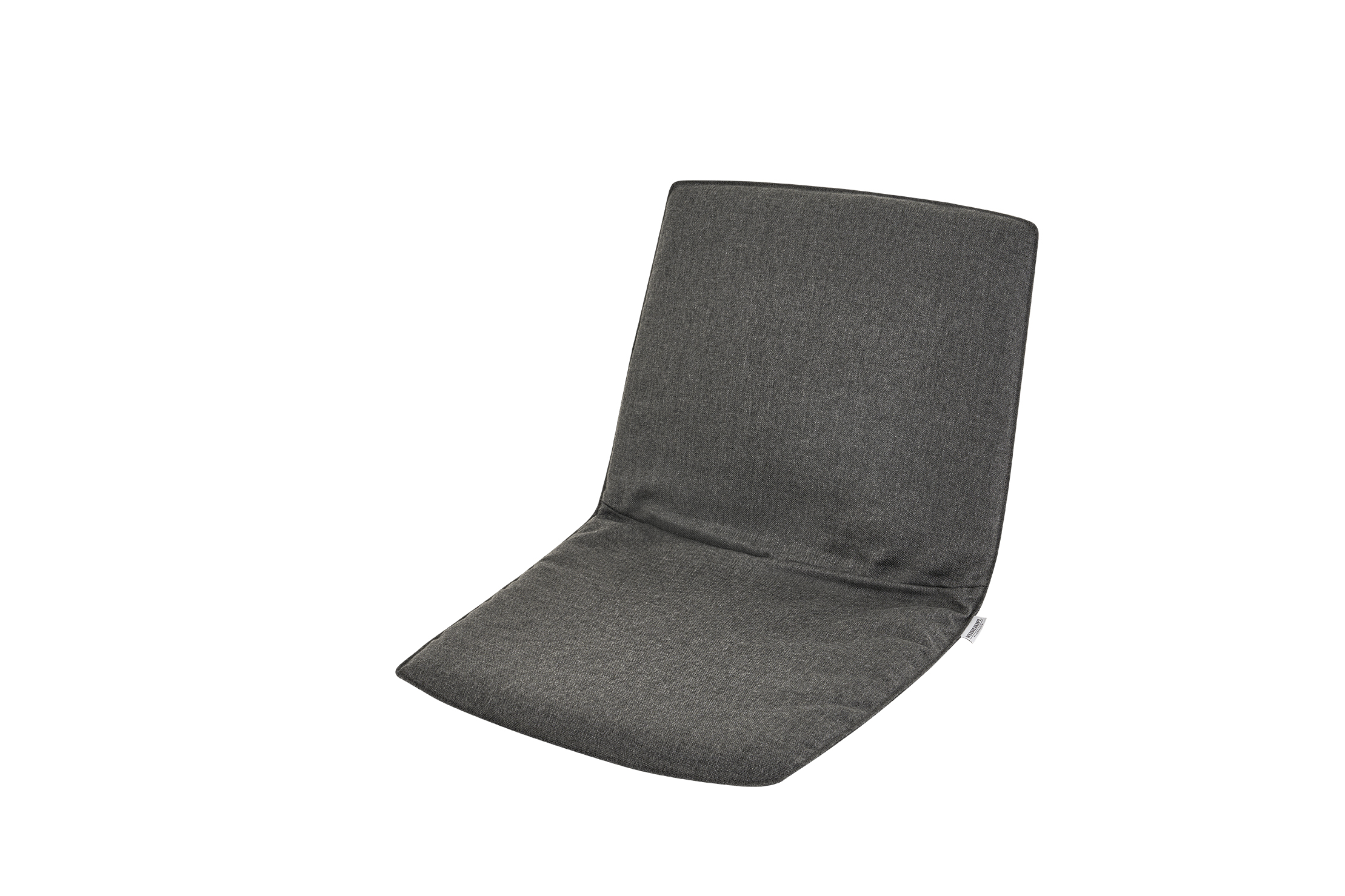 Racket Sessel Edelstahl Schwarz mit Sitz-/Rückenpolster