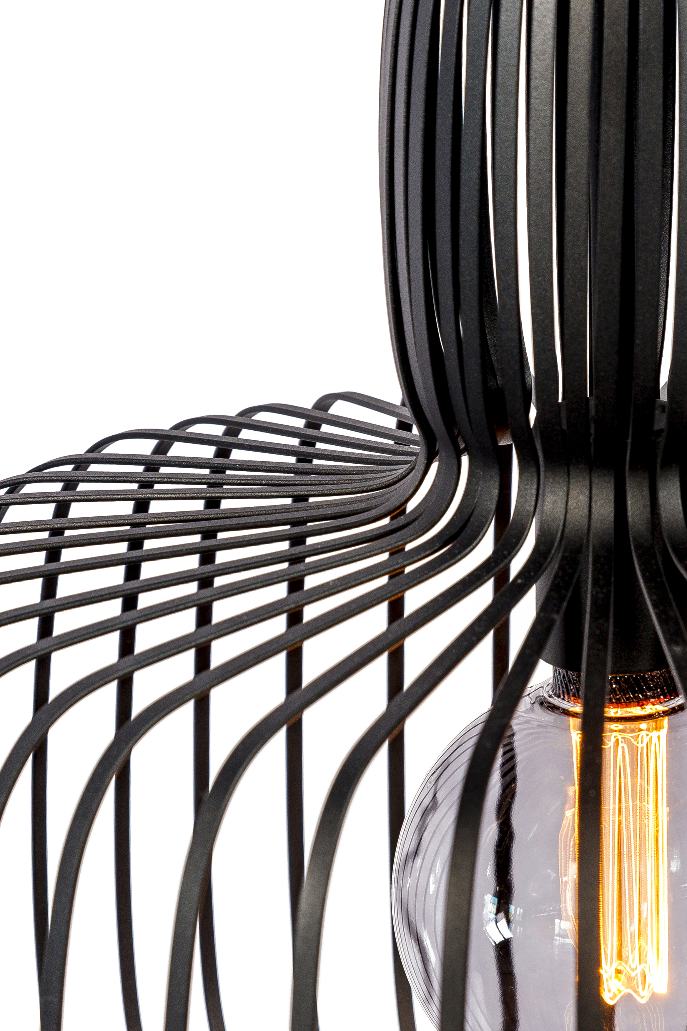 Pendant light Metal Black