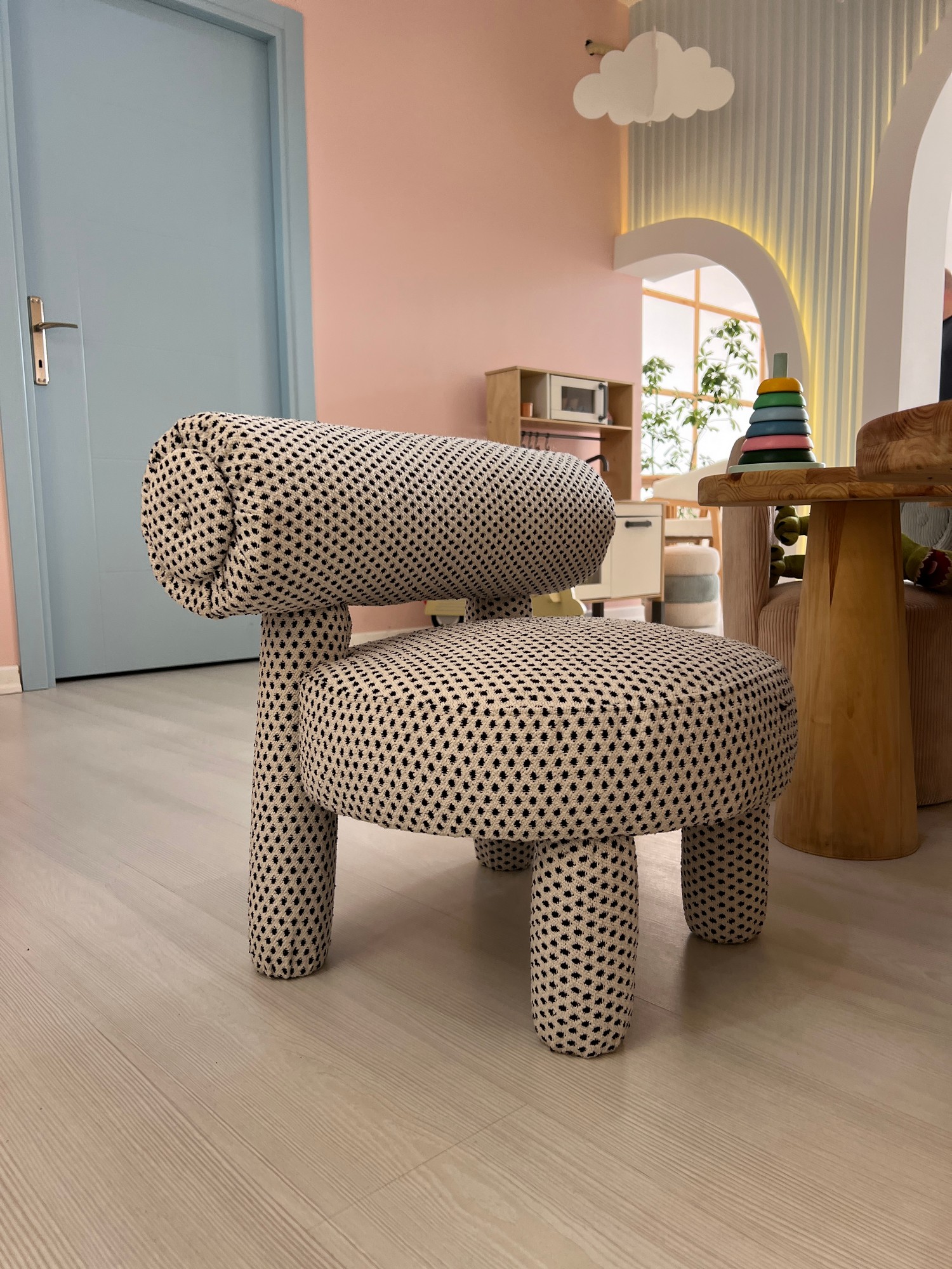 Dino Armchair Polka Dots