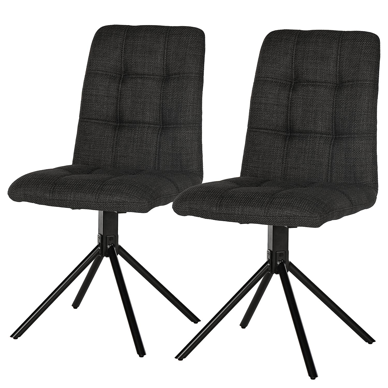 2x Esszimmerstuhl Specter Schwarz