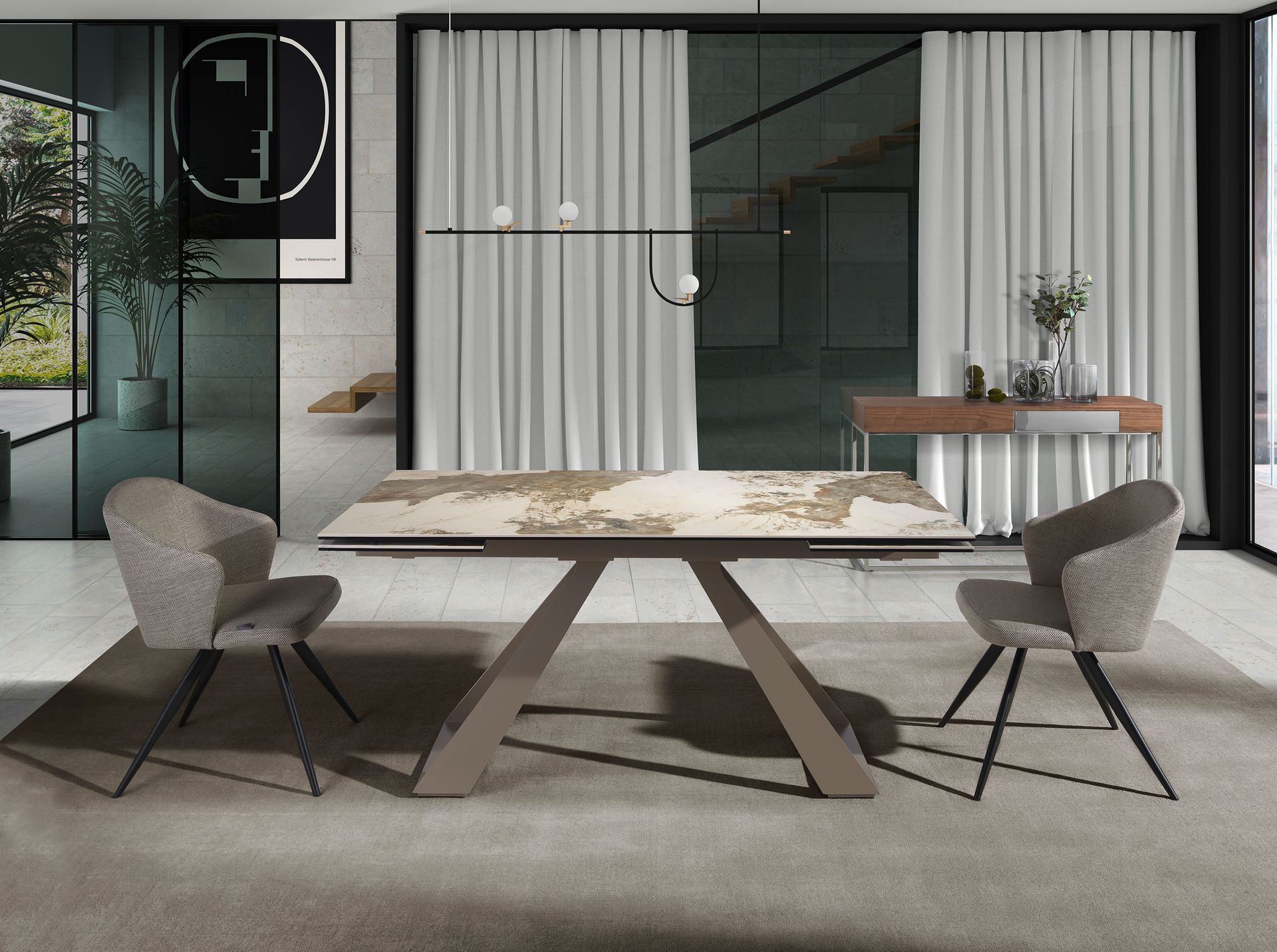 Armchair Stainless Steel Grey