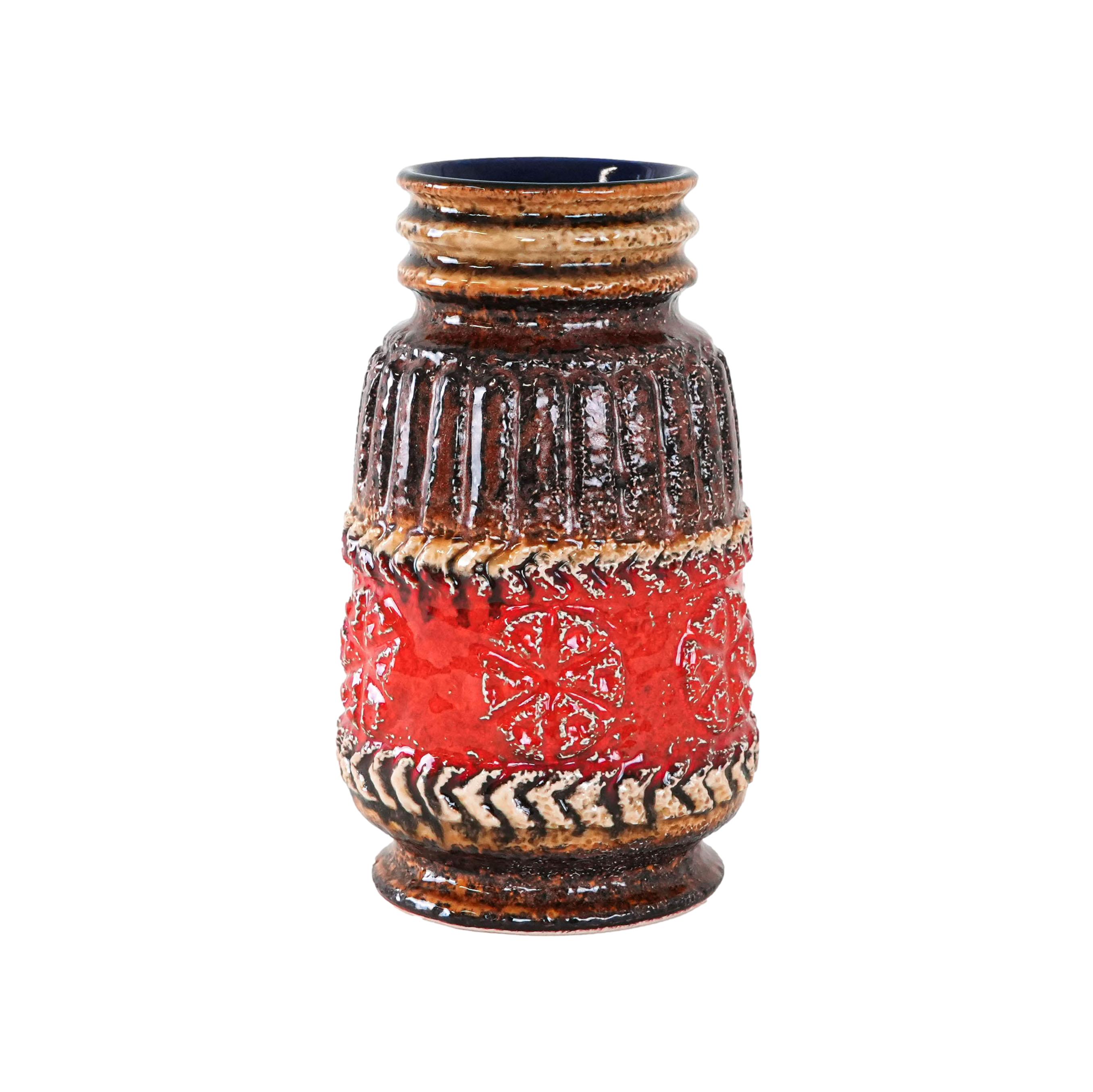 Keramikvase Rot