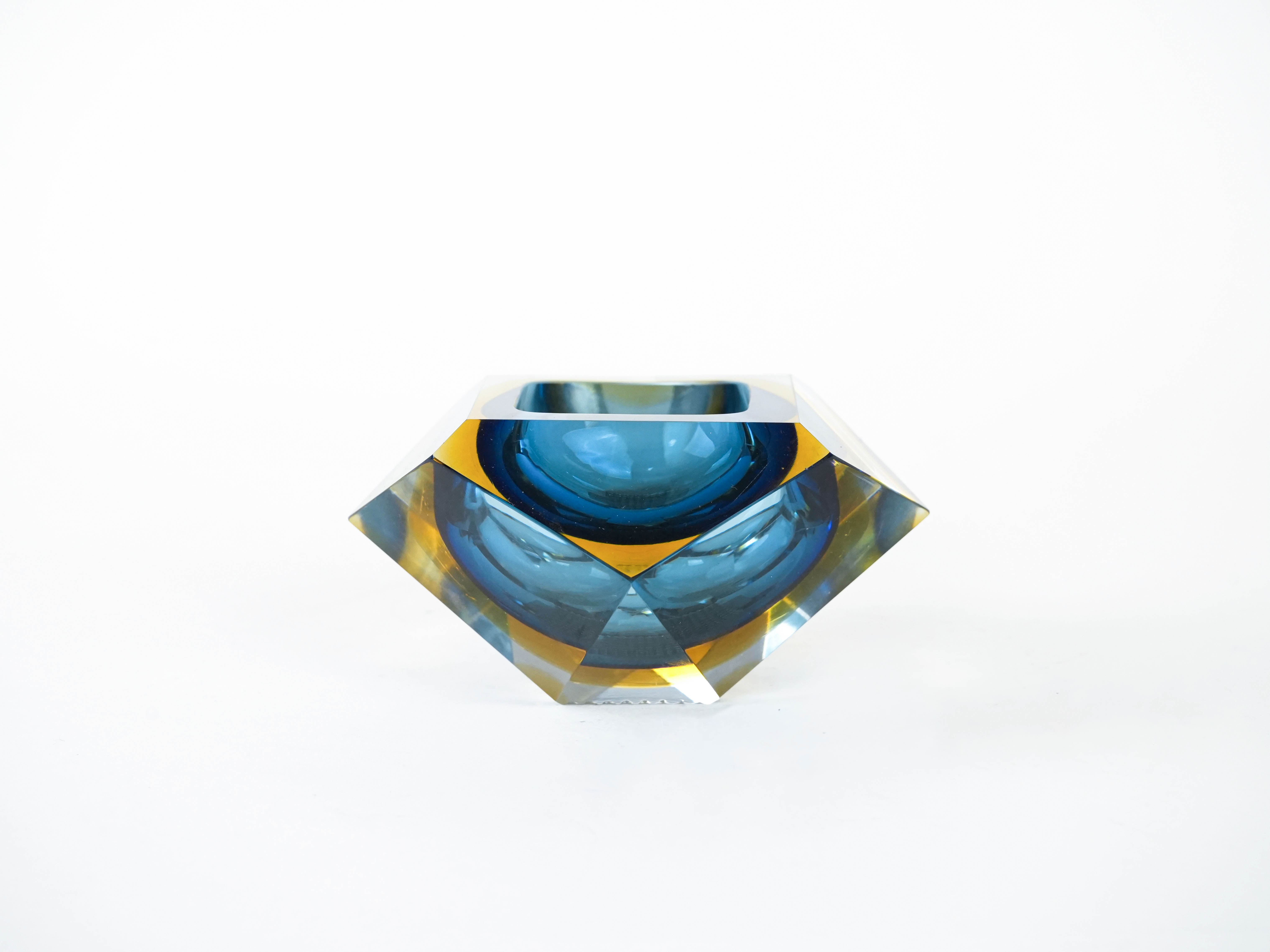 Bowl Murano glass Multicolored 1960s