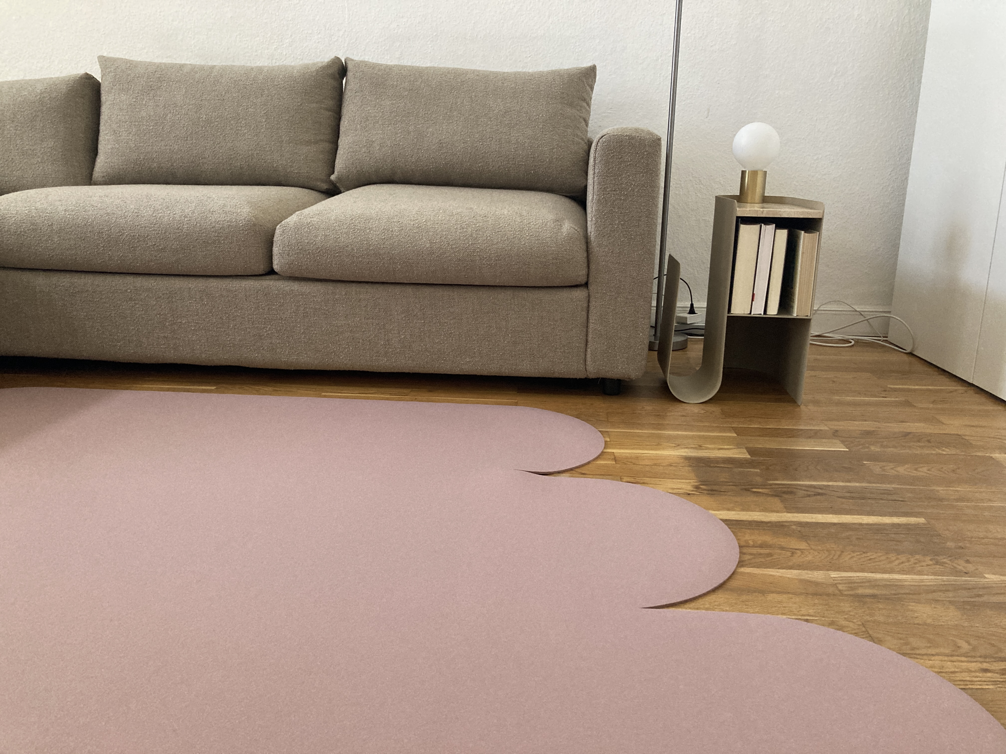 Graphics Rug Wool Pink