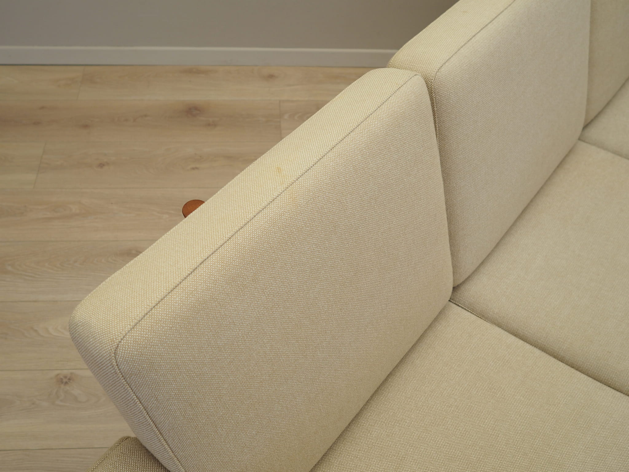 Sofa Textil Beige 1960er Jahre