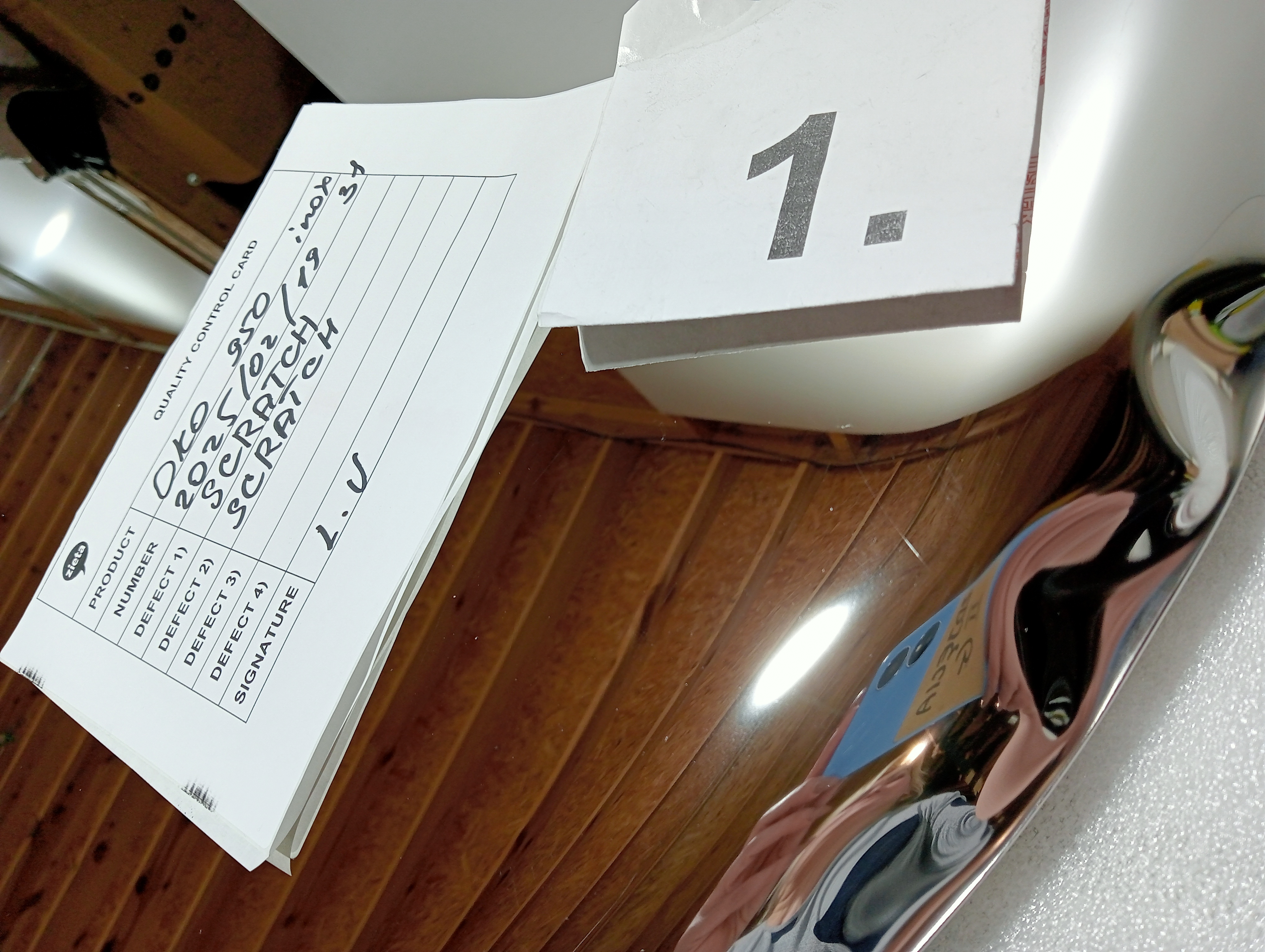 OKO Spiegel 950 Inox Poliert Edelstahl Silber