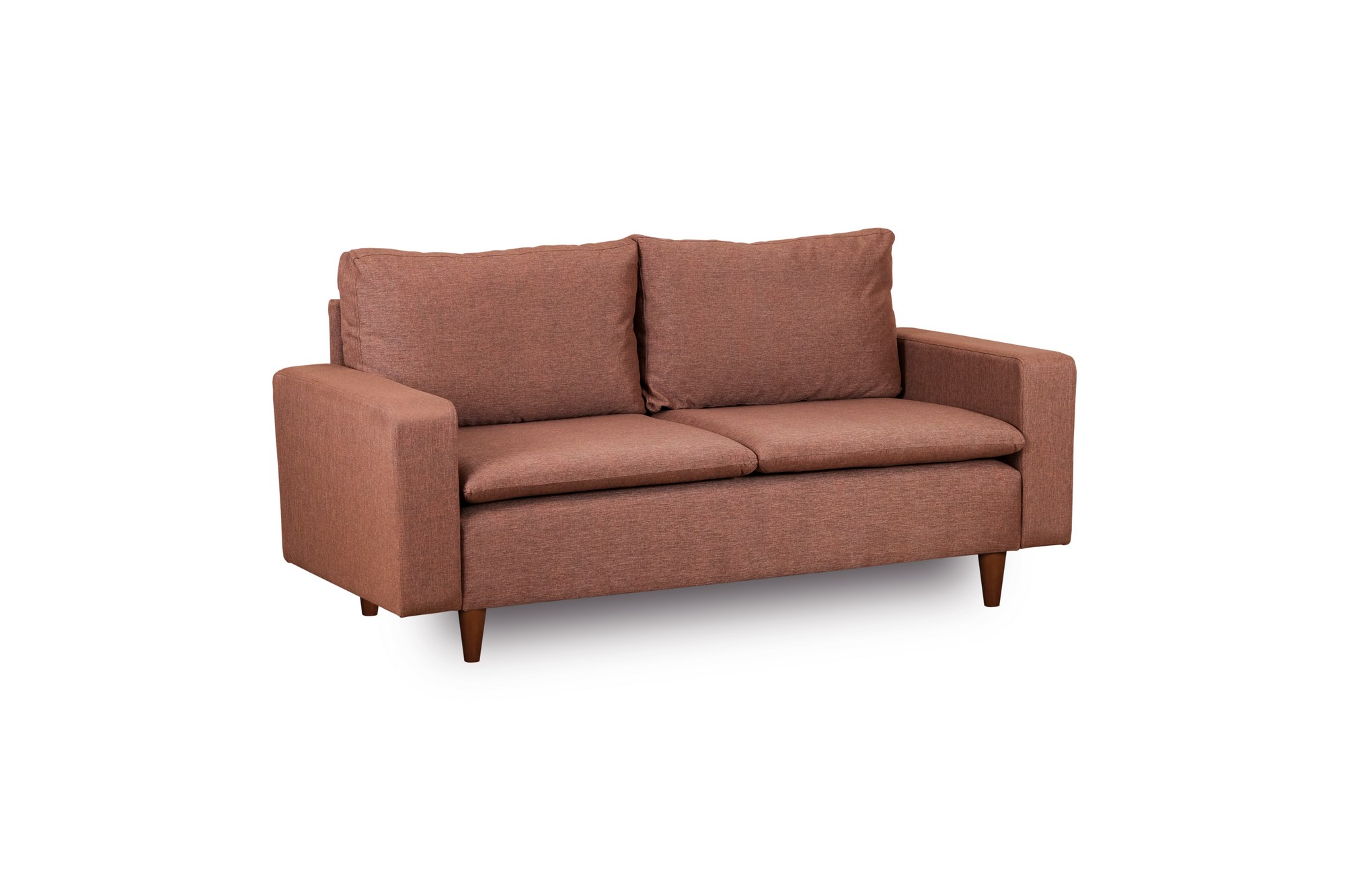 Lungo Sofa 2-Sitzer Hellbraun