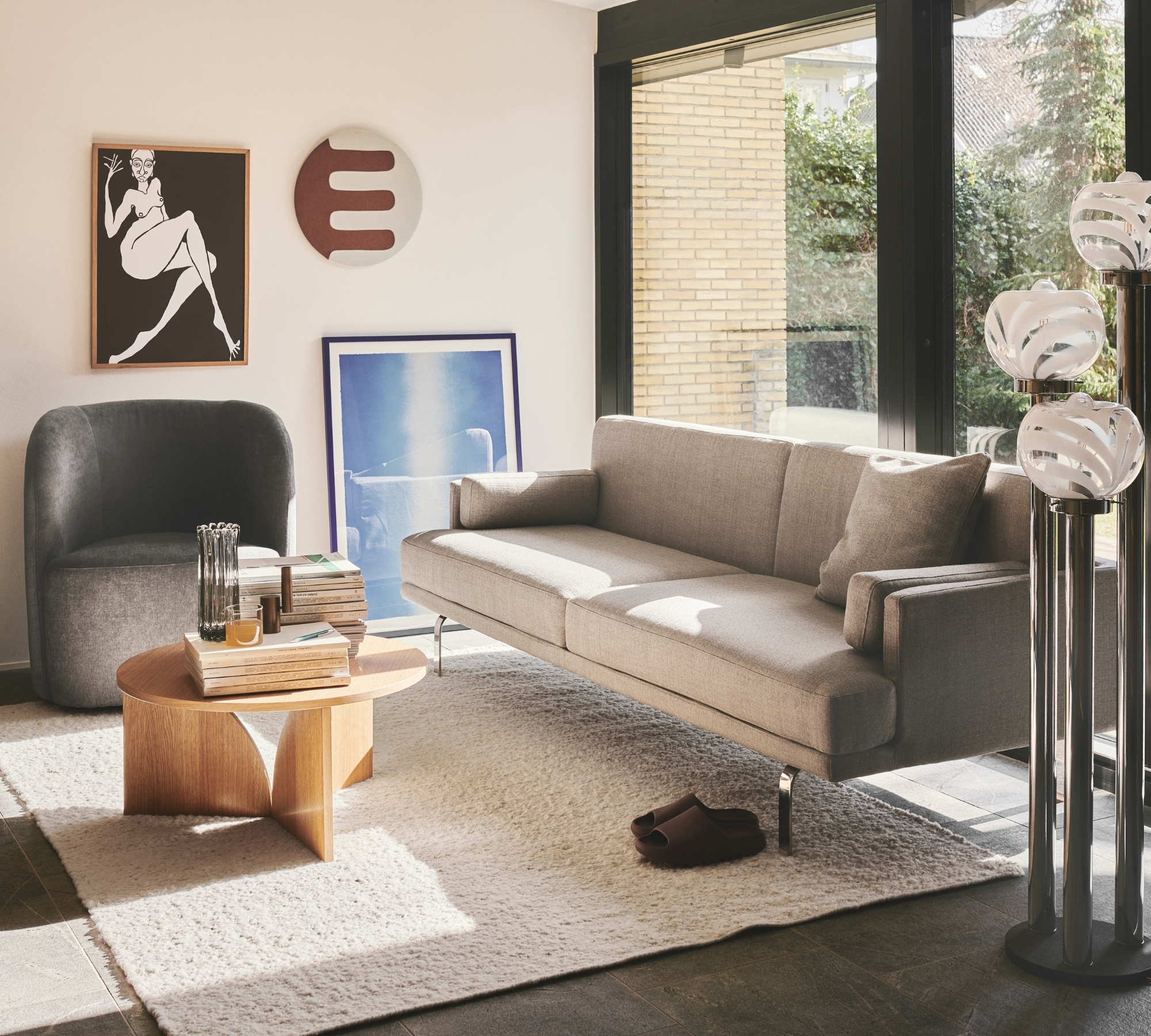 Ernest Sofa 2-Sitzer Vega Sand Dune