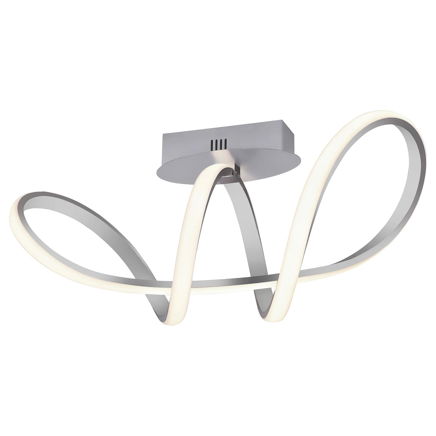 LED ceiling light 1-flame Metal White