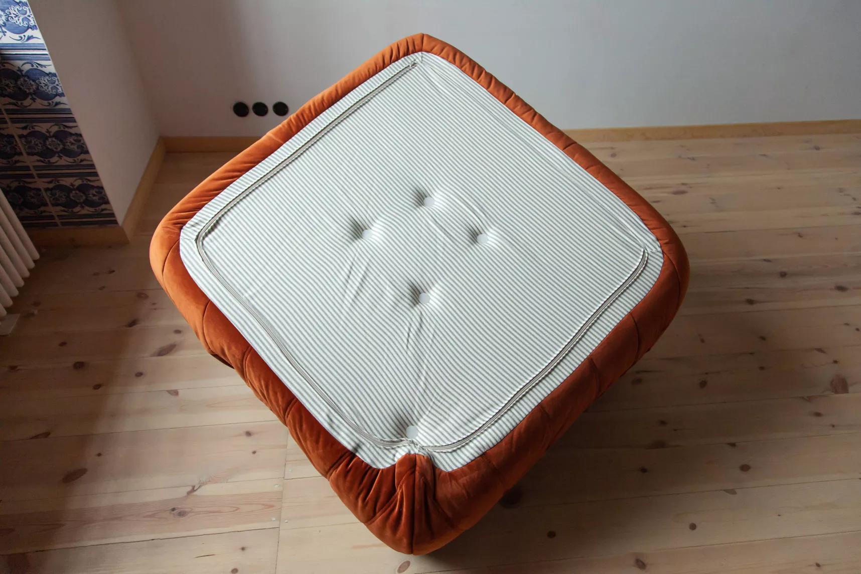 Togo Lounge Set 4-pc. Velvet Amber-Orange