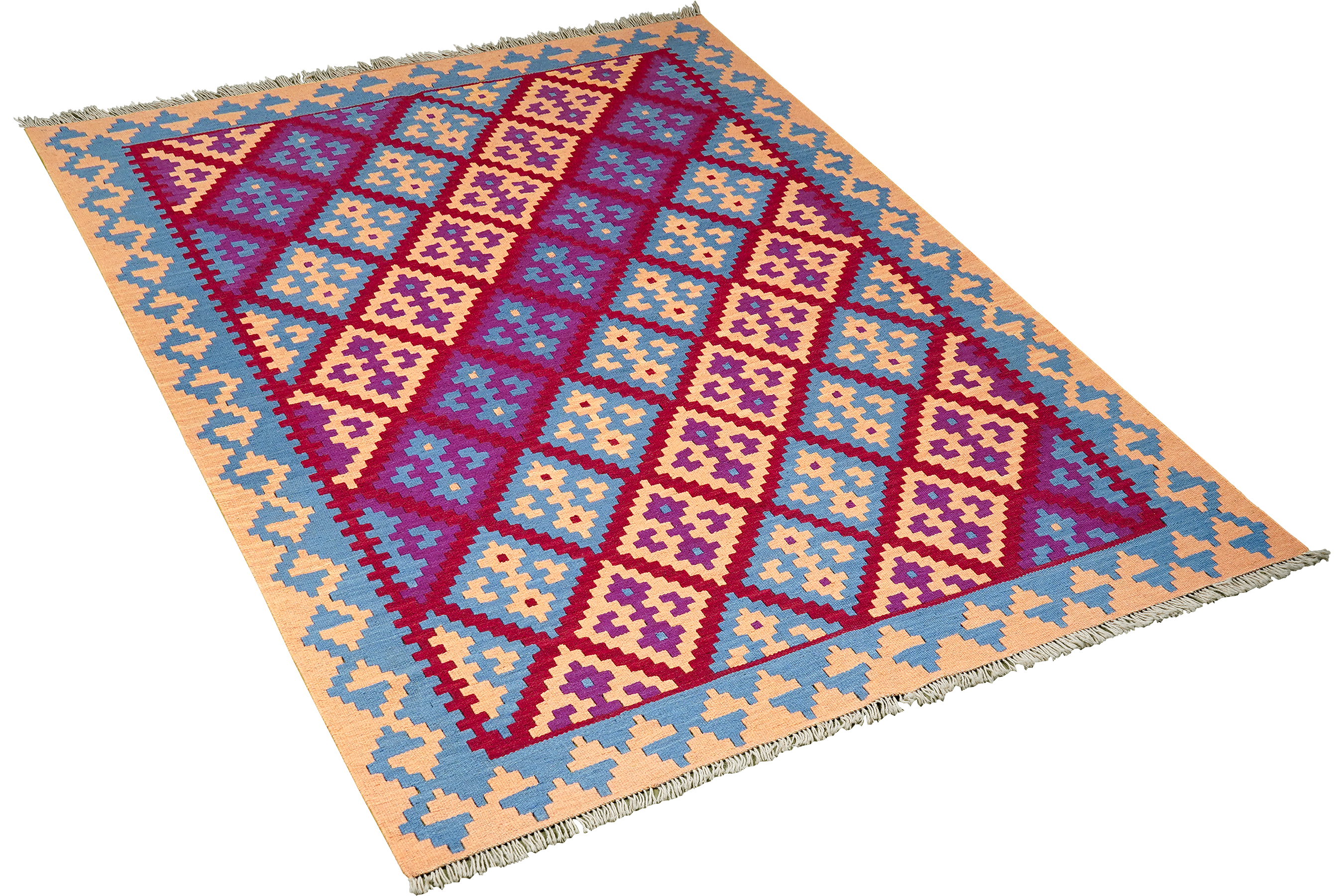 Kilim Gashgai Teppich Mehrfarbig