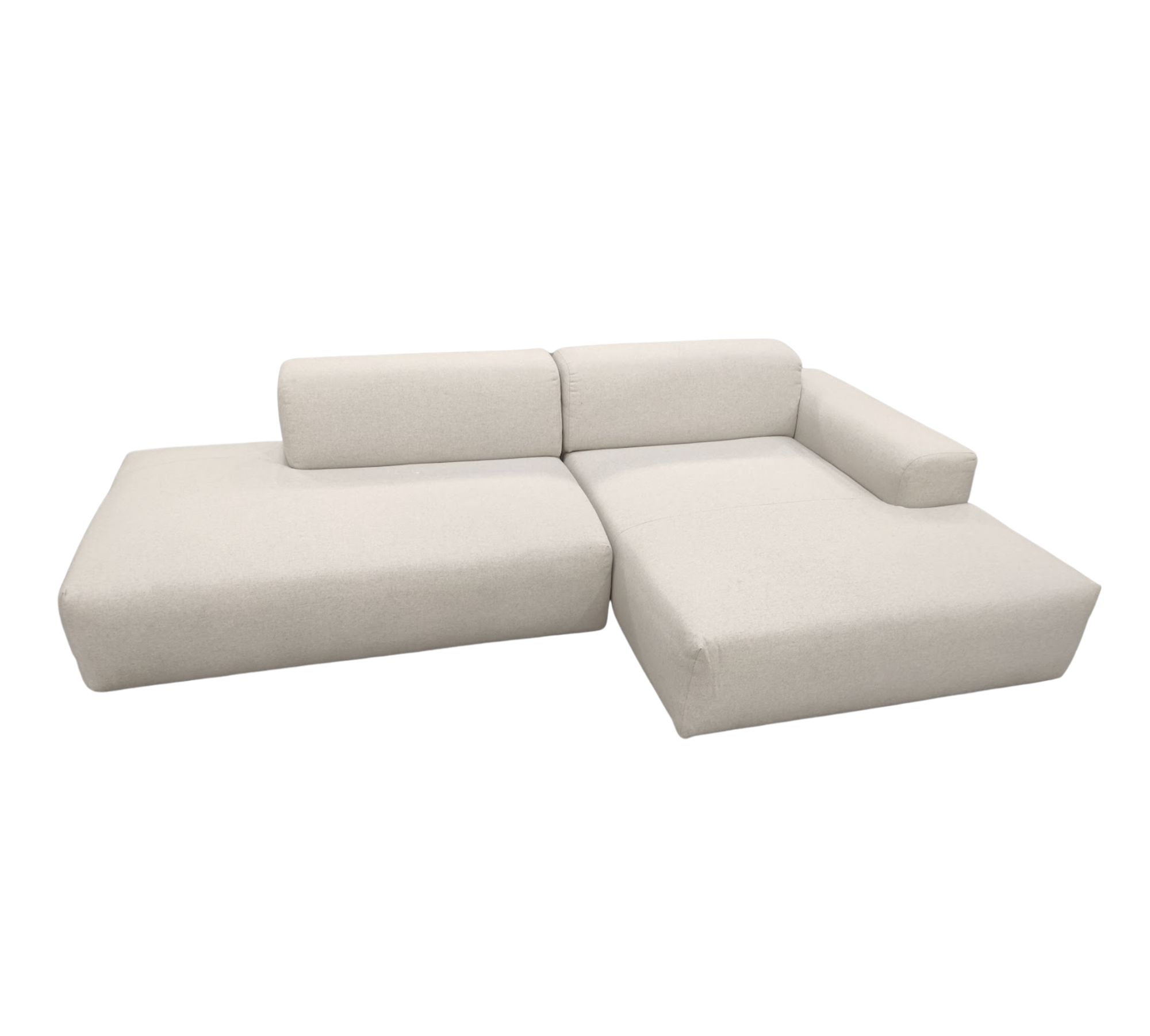 Pyllow Sofa Wollmischung Naturweiß