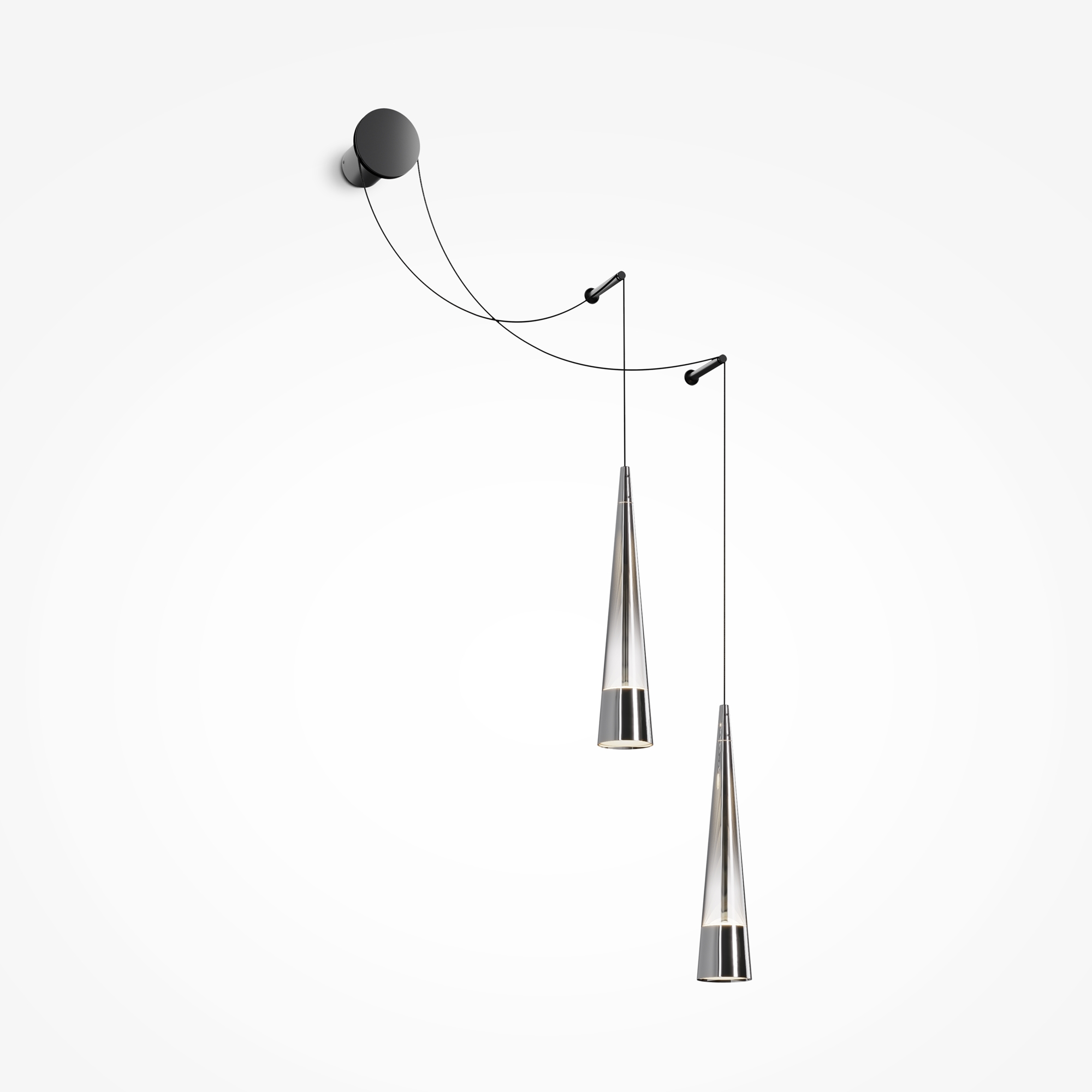 Sintesi Wall Lamp Silver