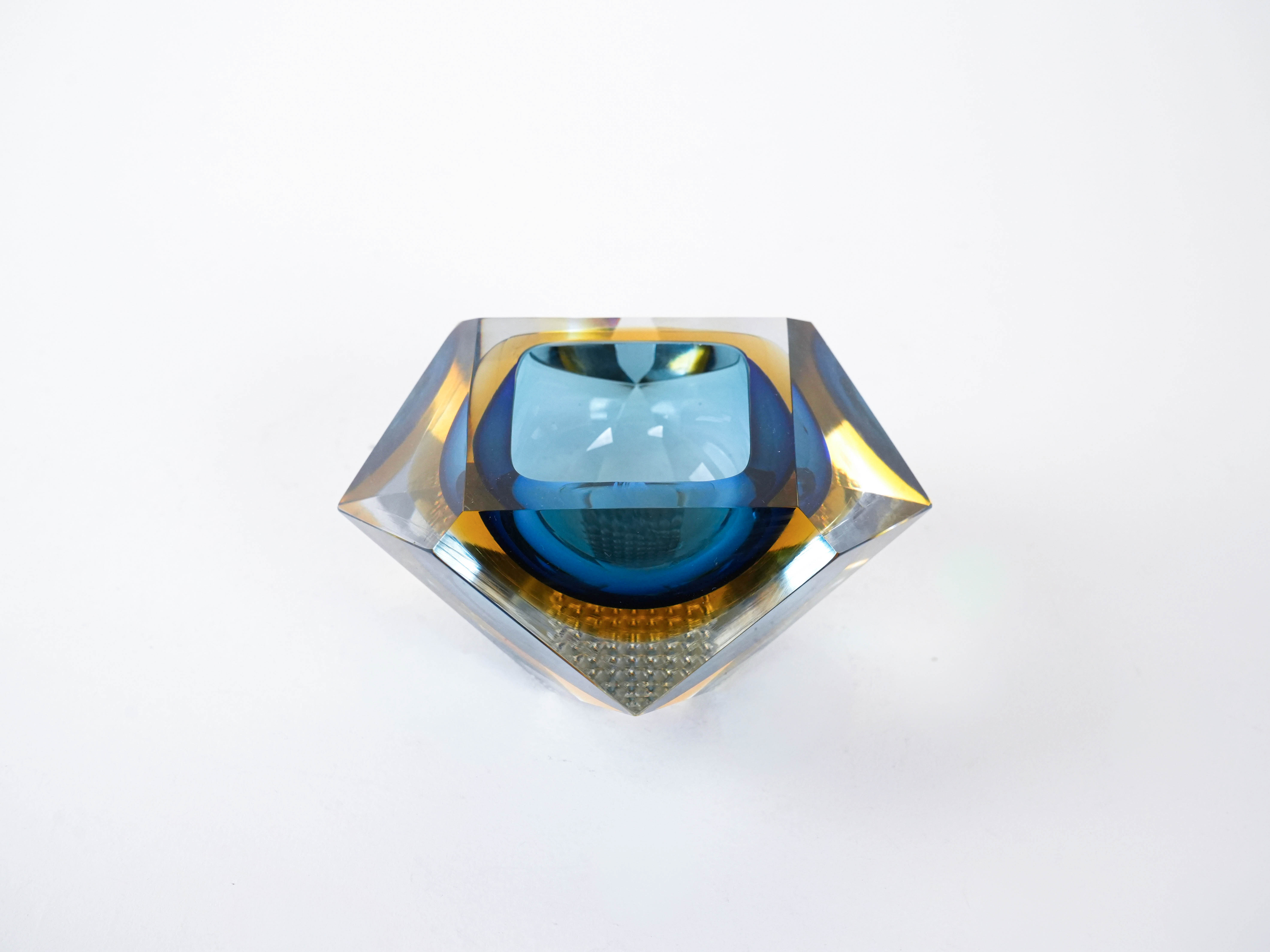 Bowl Murano glass Multicolored 1960s