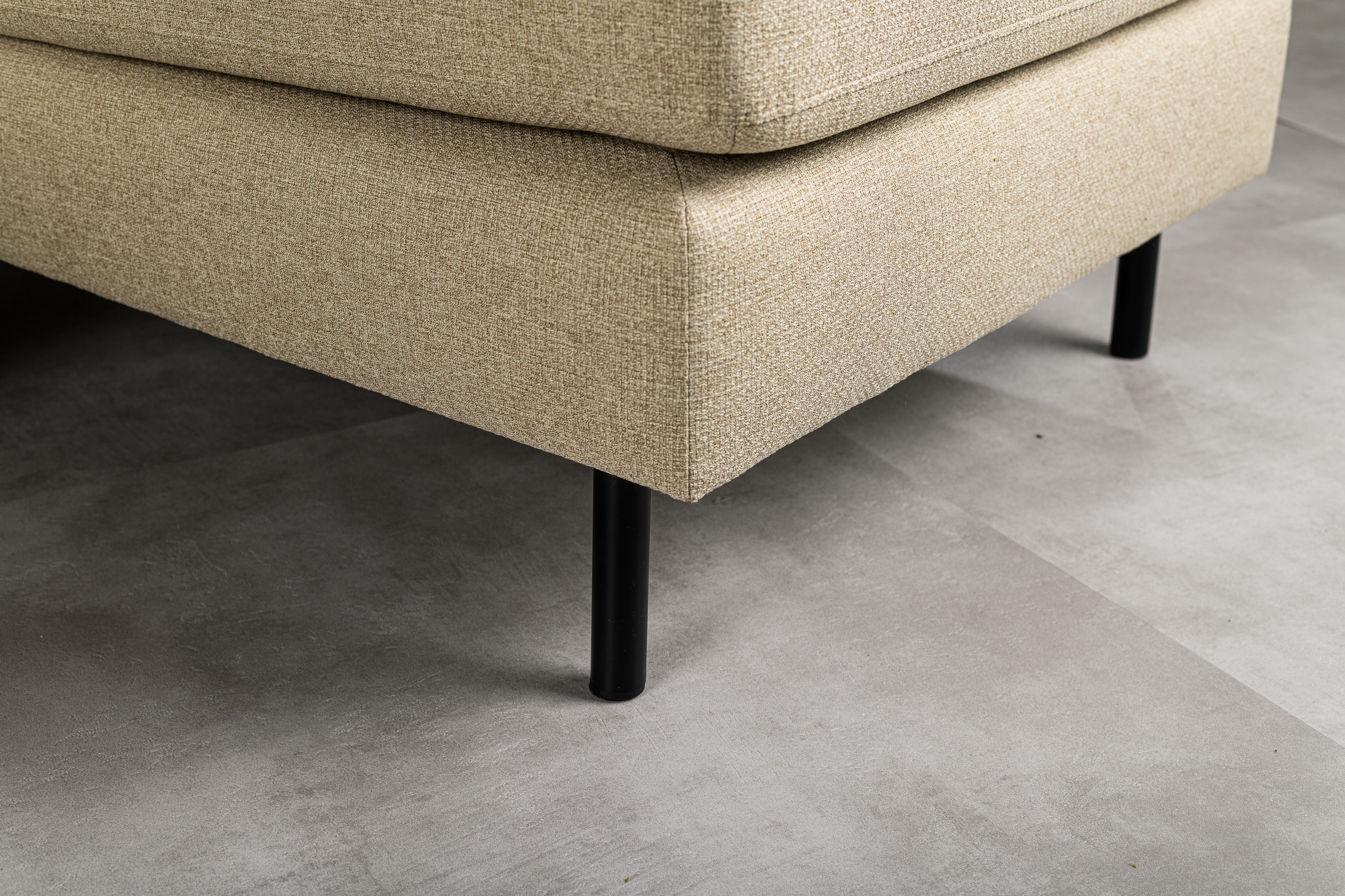 Sofa 3-Seater Chaiselongue Left Right Dillon Cream