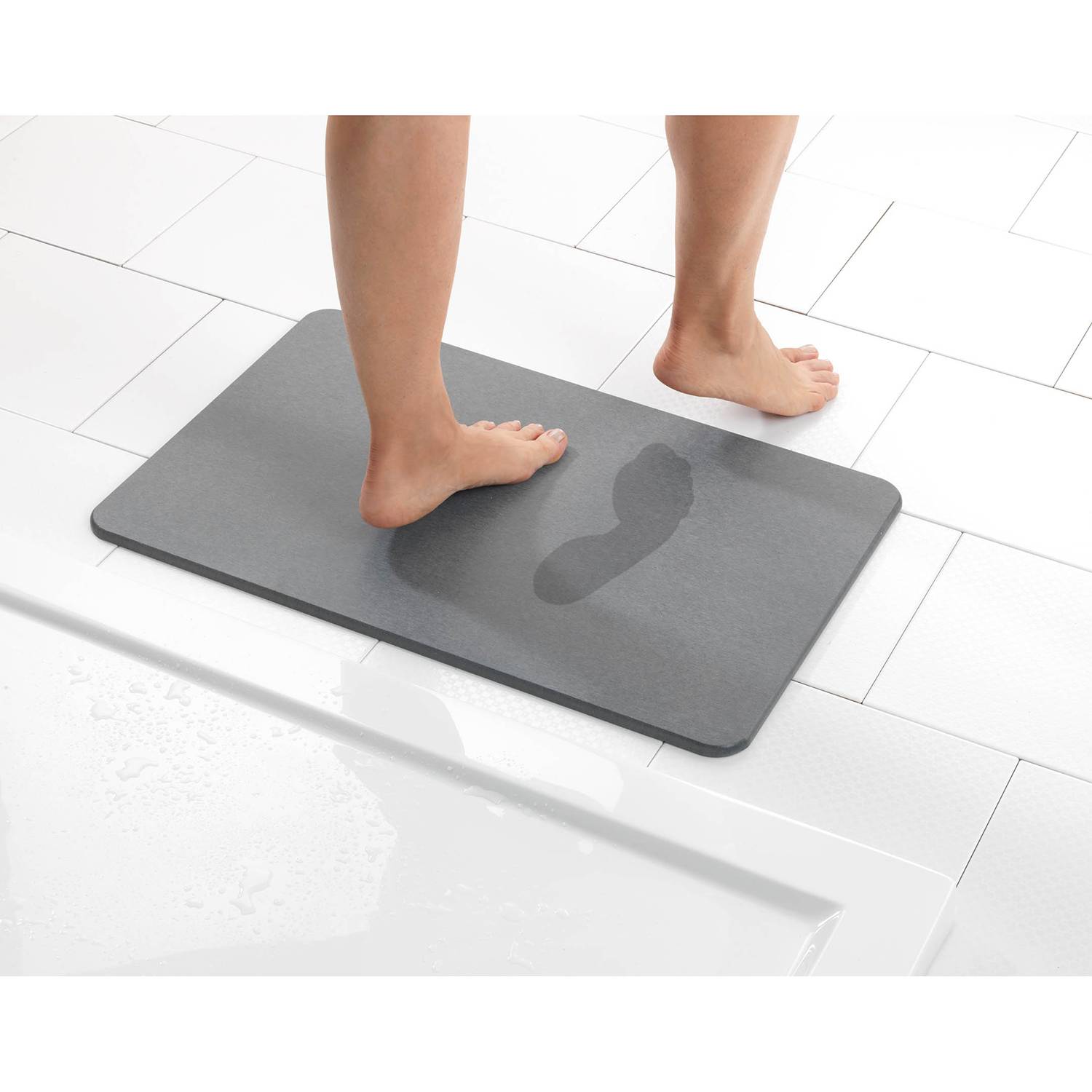 Simi Bath Mat Grey