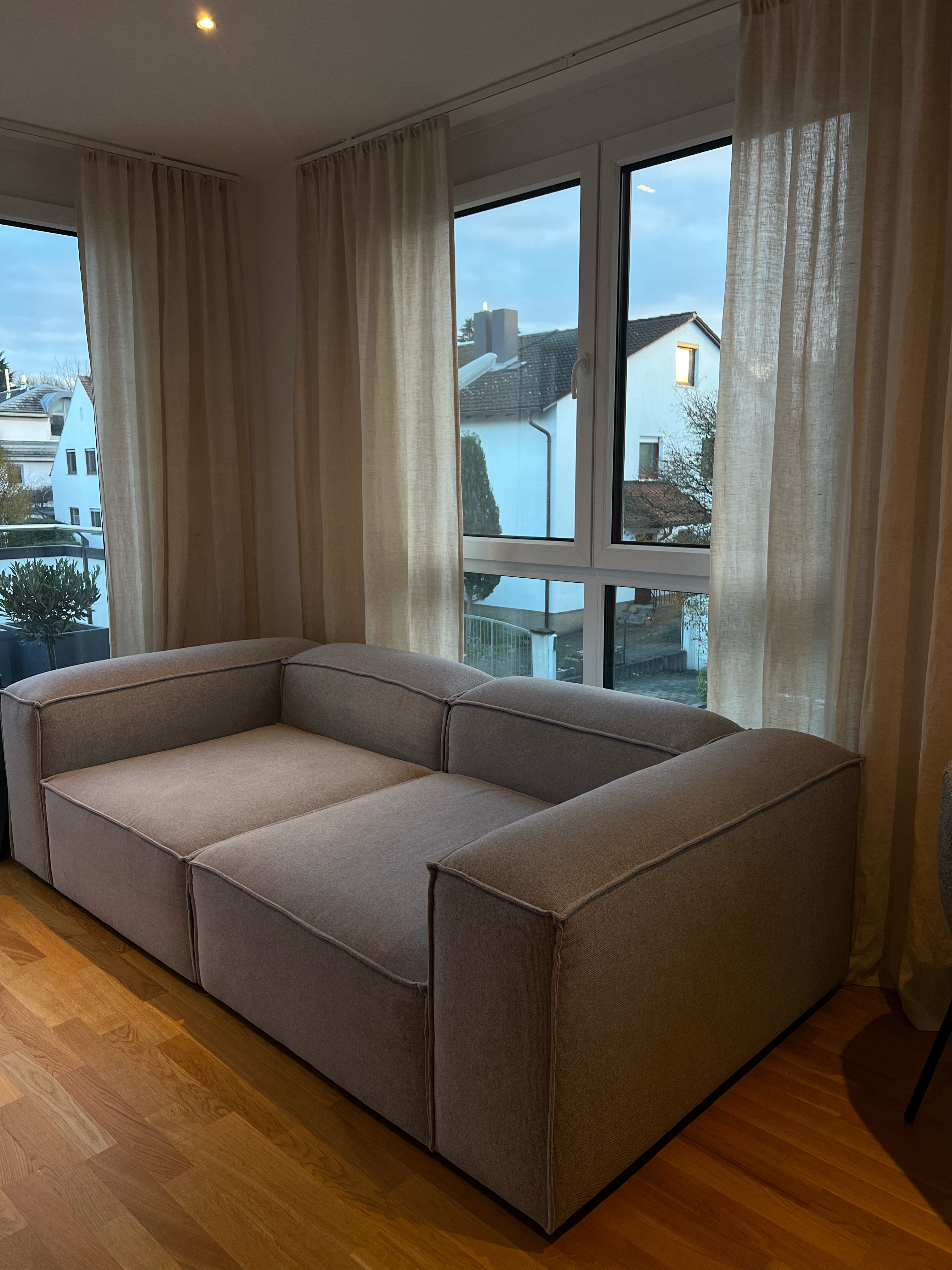 Lennon Sofa 3-Sitzer Grau