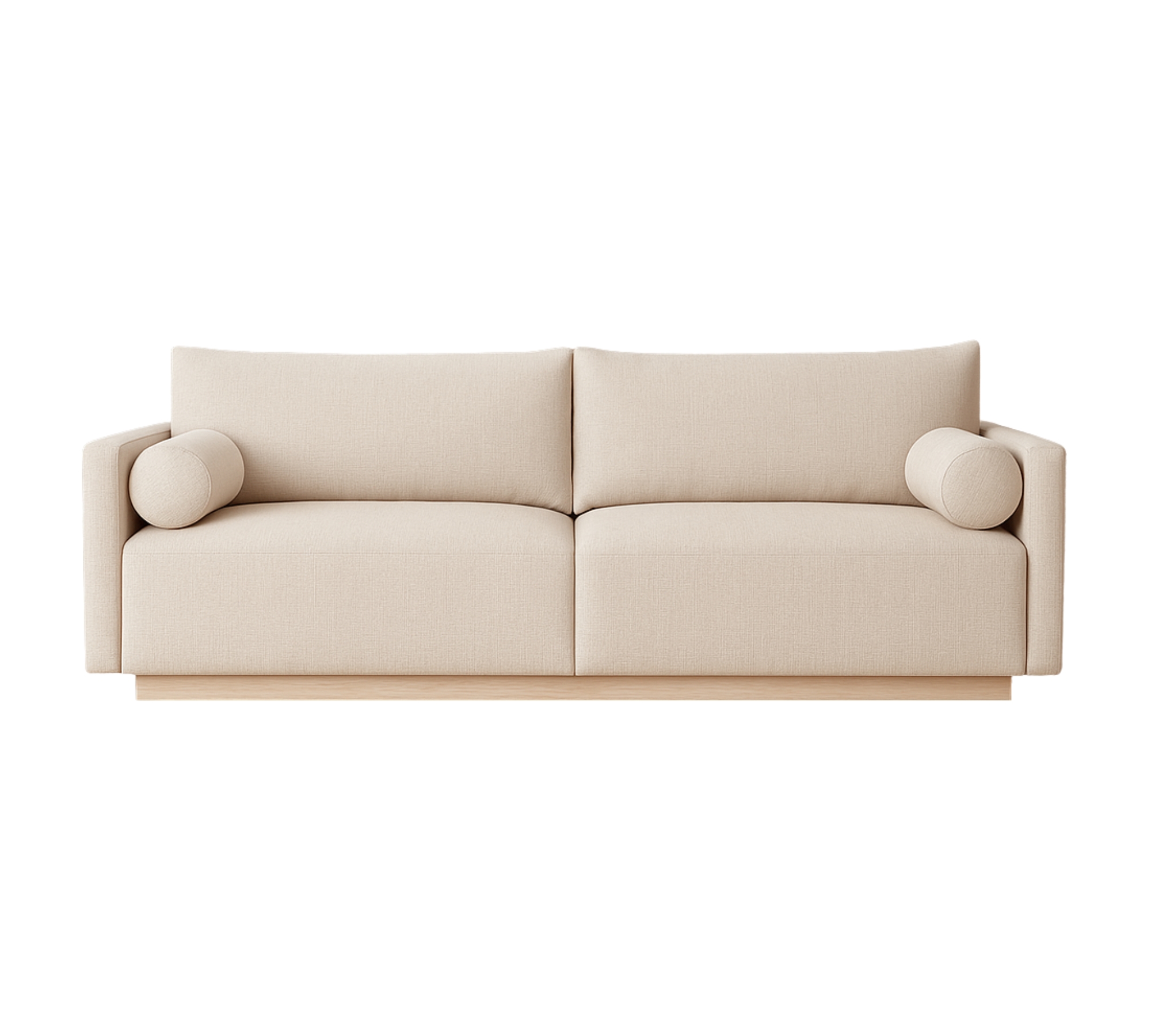 Kenta Sofa 3-Seater Shape Cream