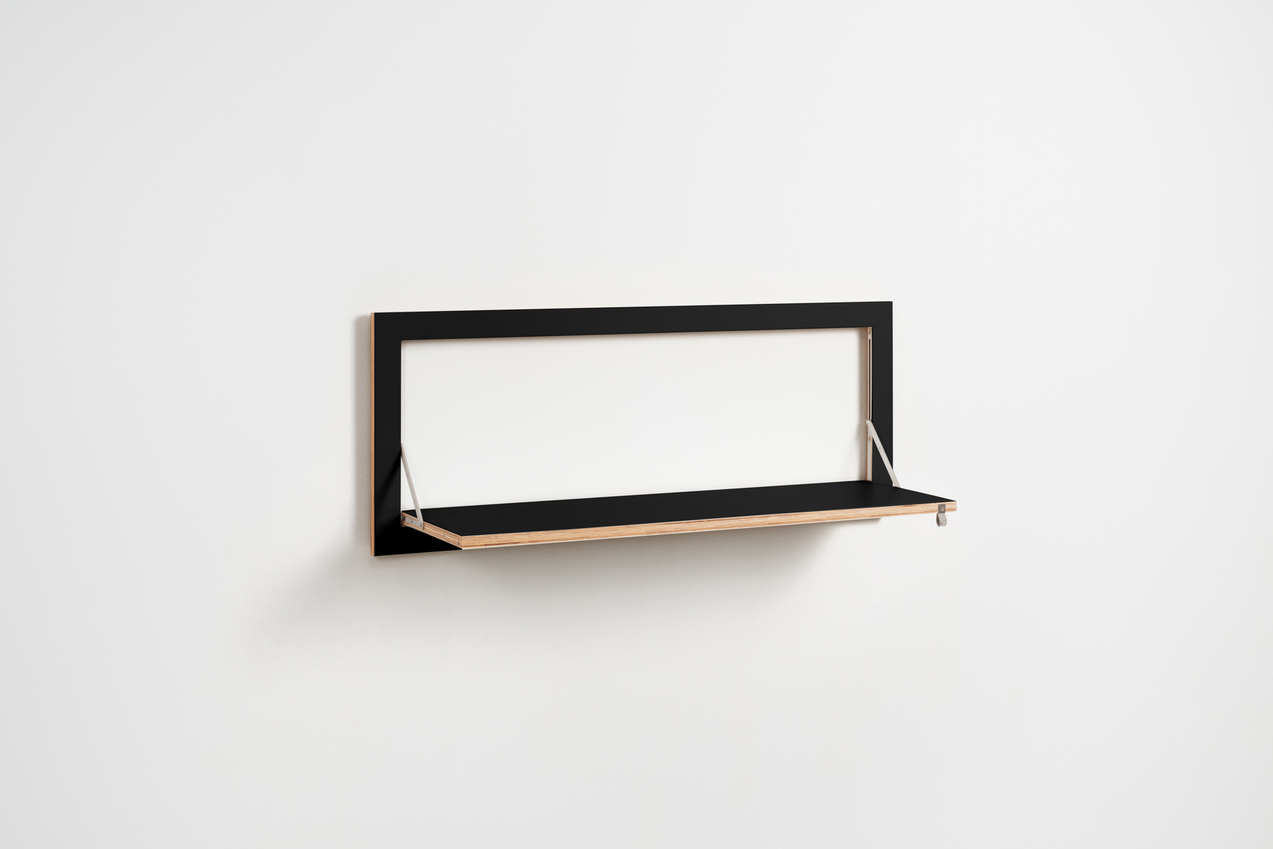 Fläpps Regal Schwarz 100 x 40cm