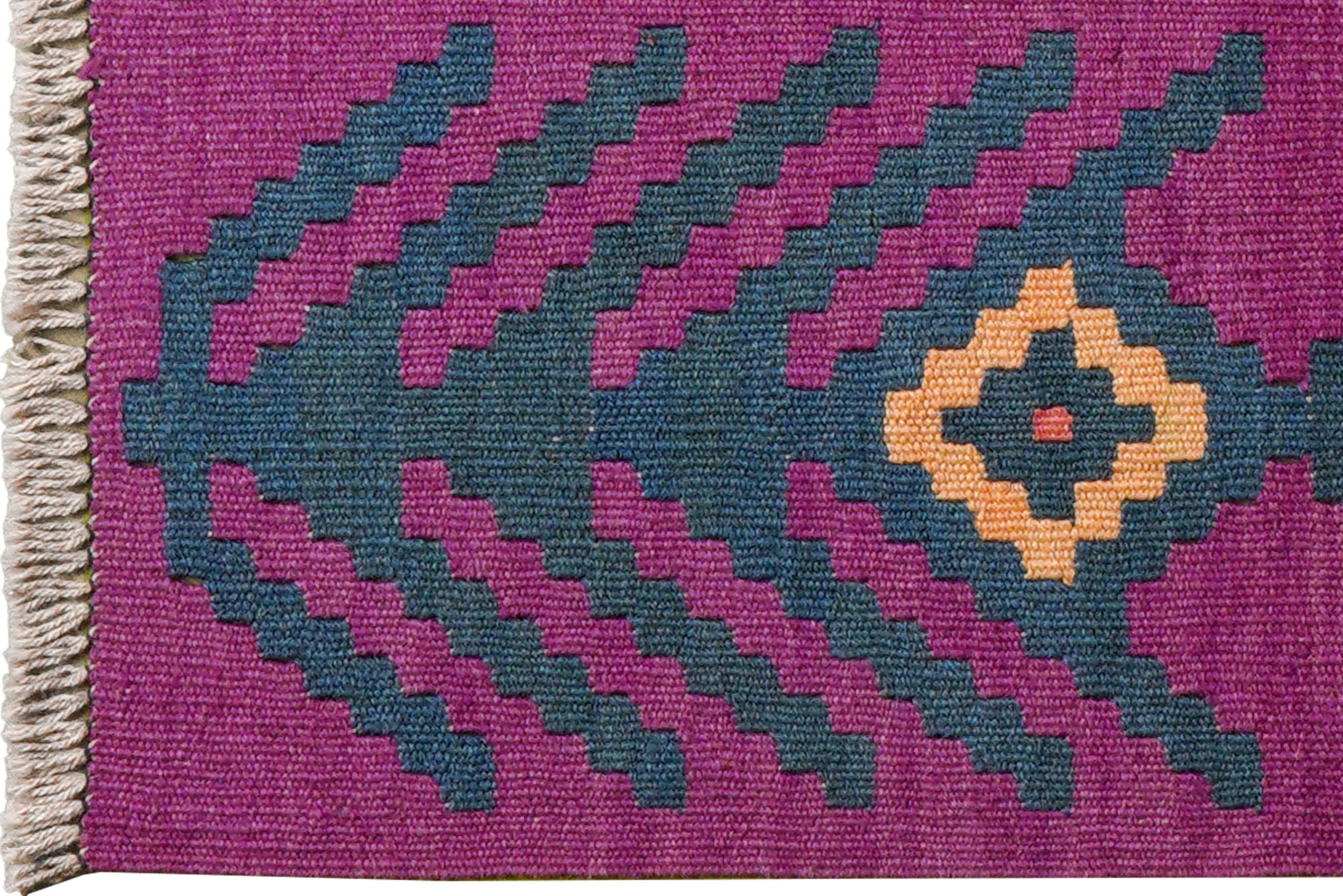 Kilim Gashgai Teppich Lila