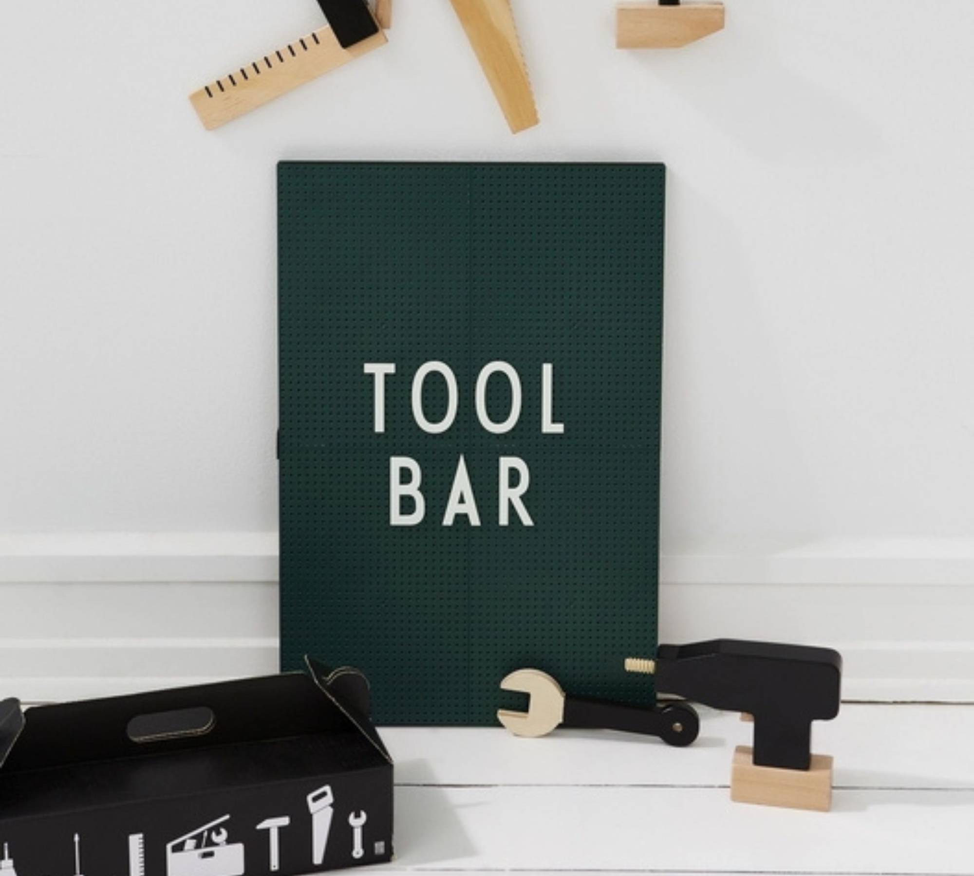 Message Tafel Grau