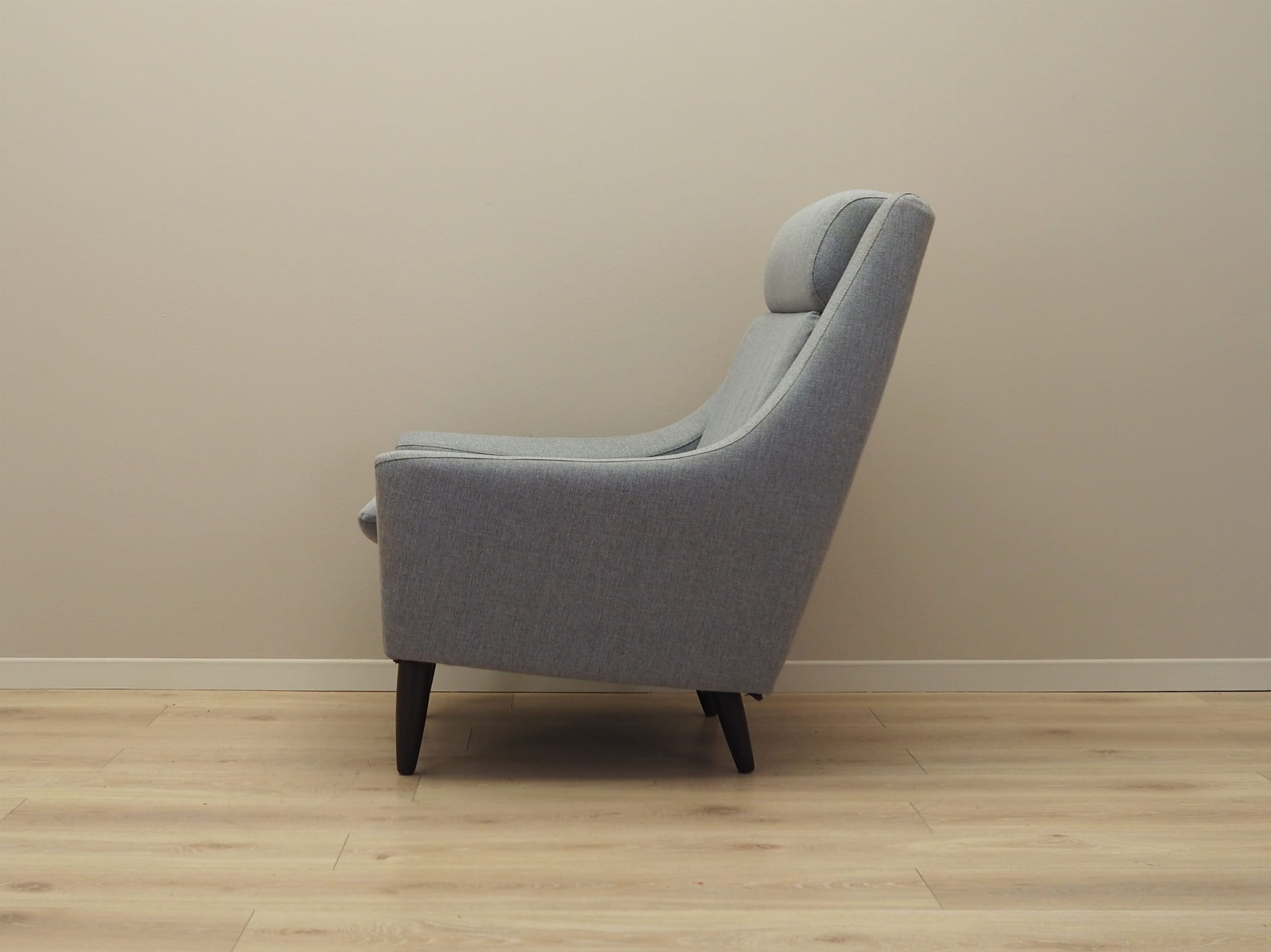 Armchair Textile Wood Grey 1970s
