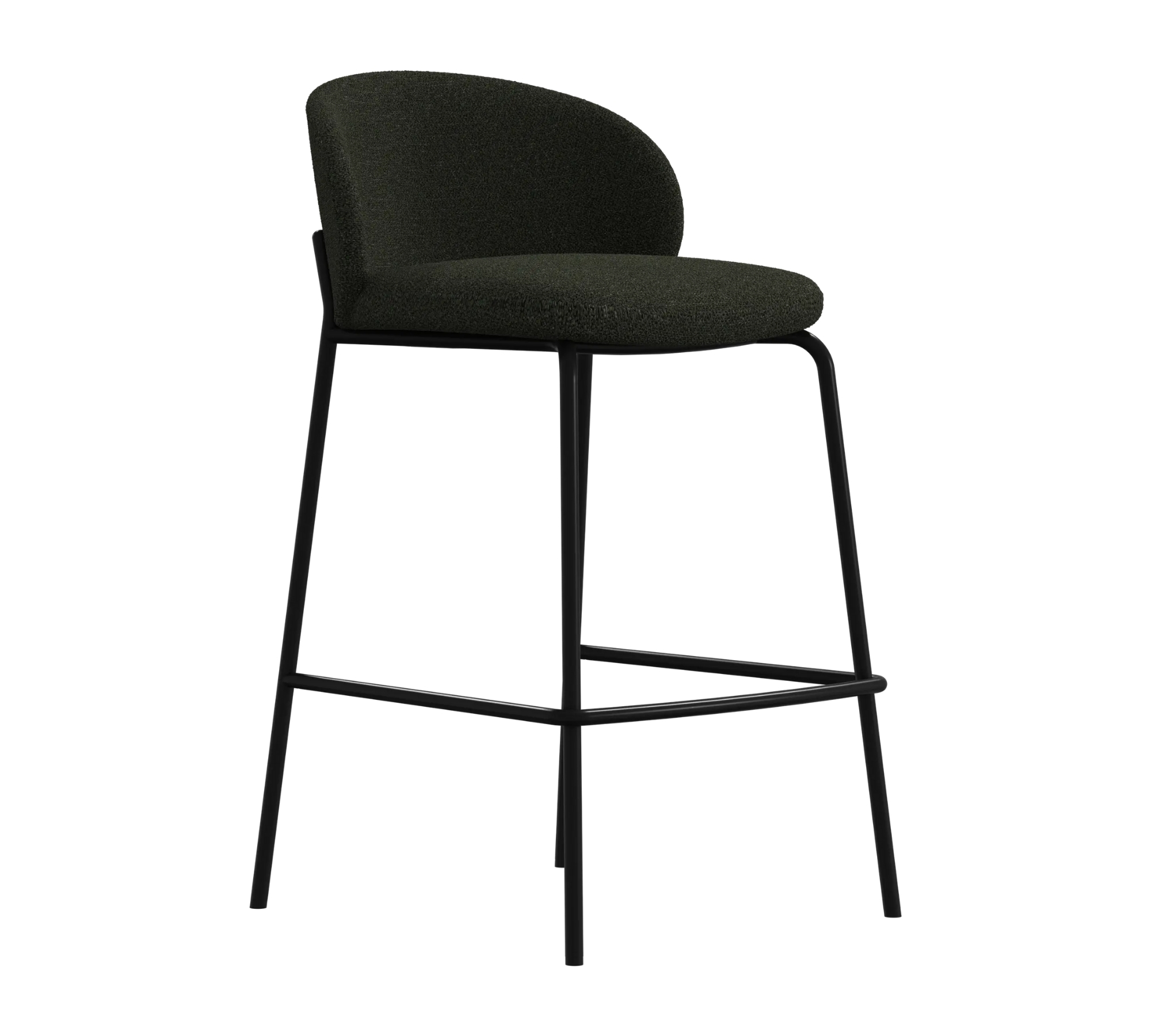 Princeton Bar Stool Lazio Fabric Green