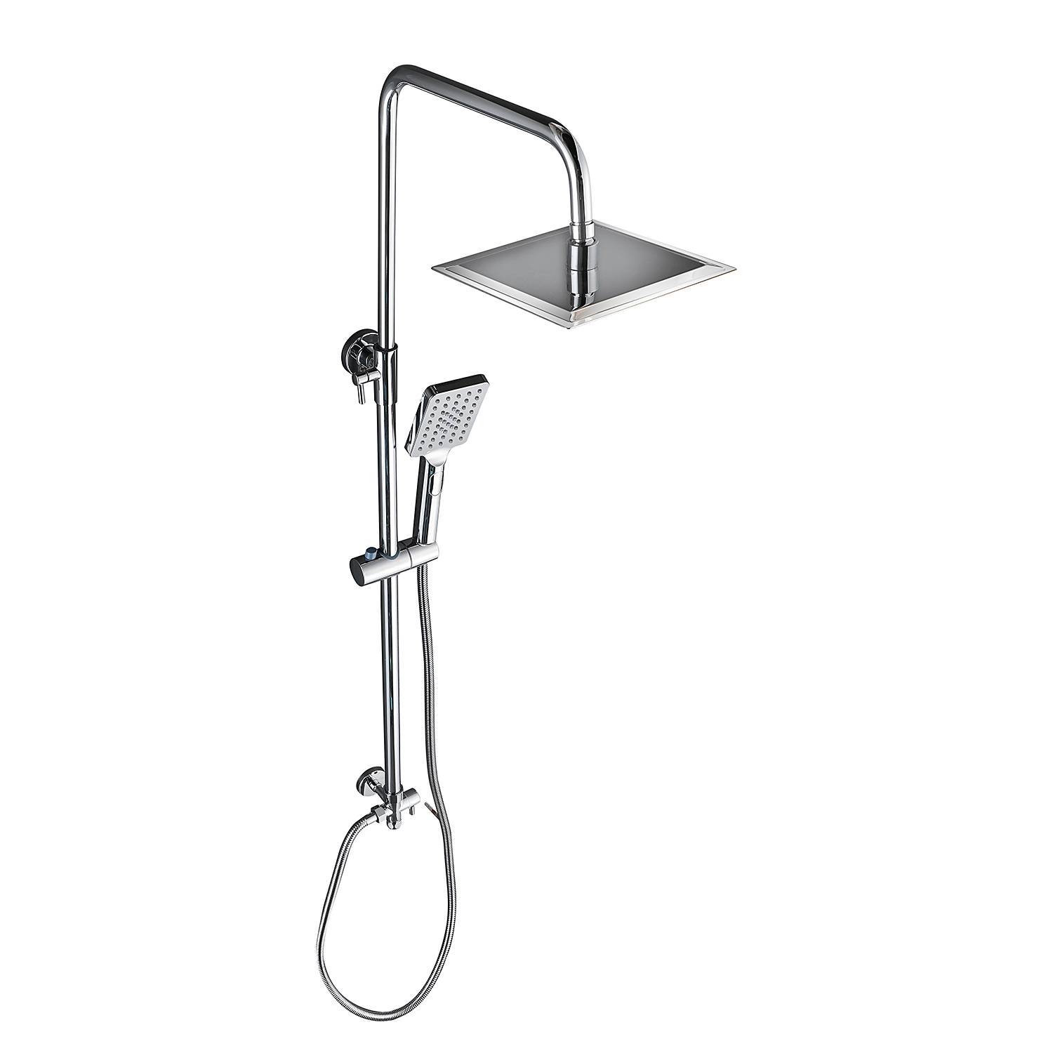 Shower system Bayala Square Silver