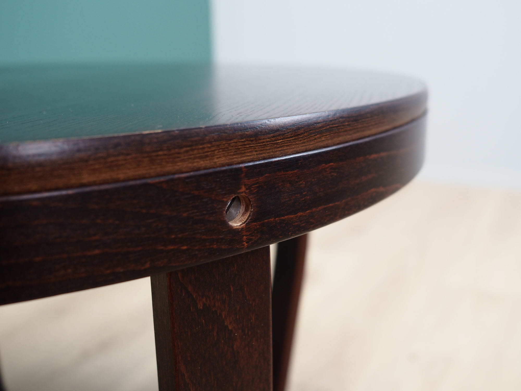 Vintage Beistelltisch Holz Braun 1960er Jahre