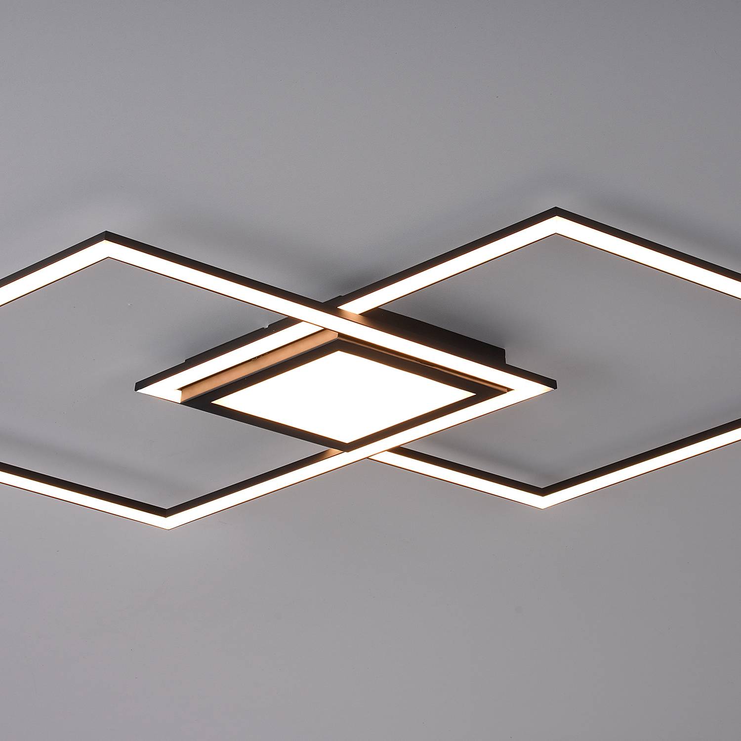 LED-Deckenleuchte Asmin Typ C Polycarbonat Aluminium