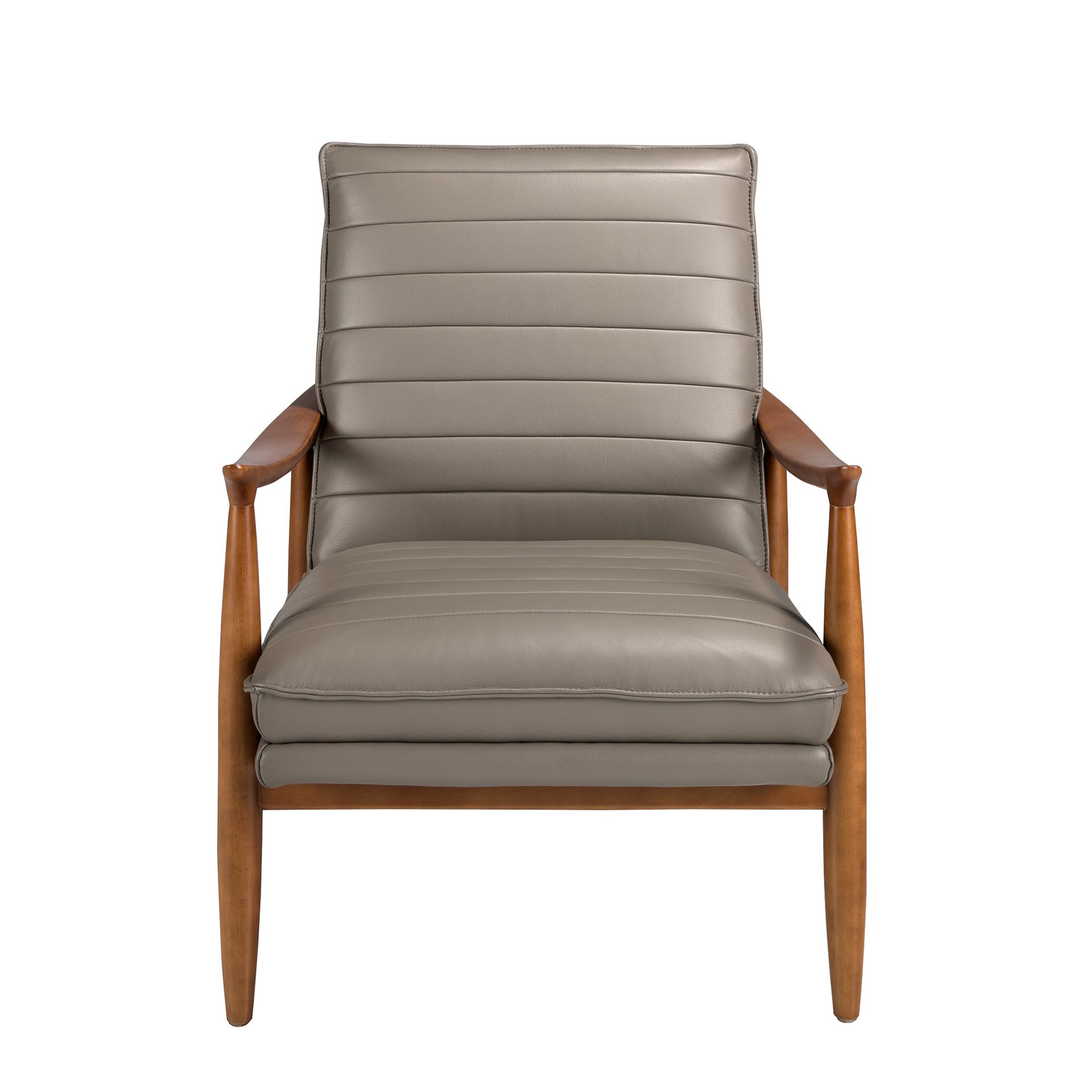 Dunkelgrauer Ledersessel 5130