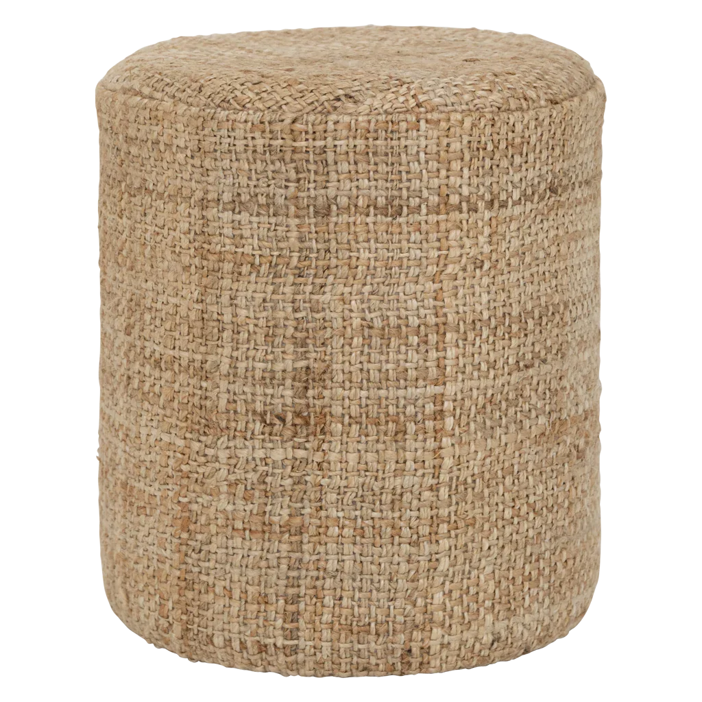 Titos Pouf Textile Natural