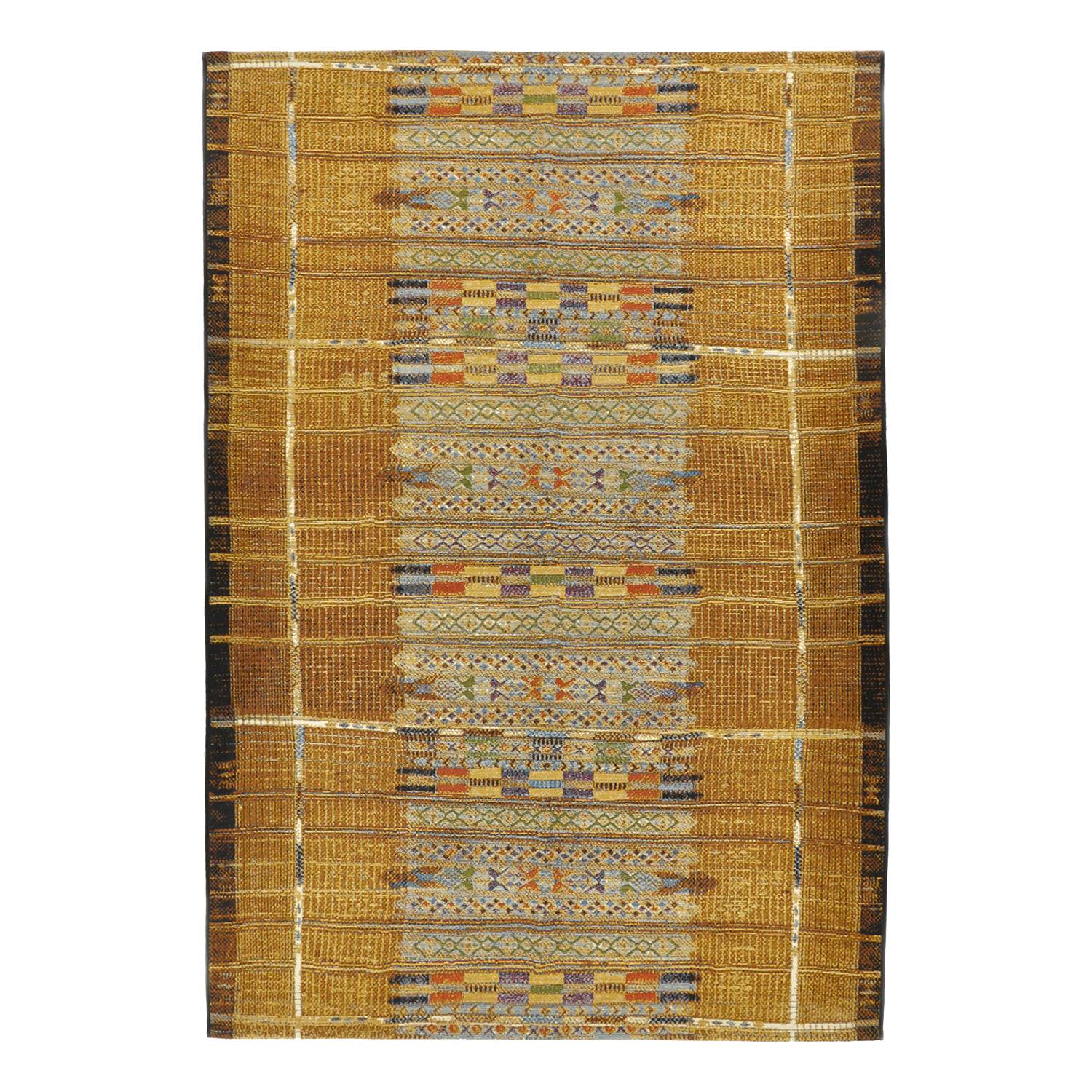 Kurzflorteppich Aurora 038 Gold 80 x 165 cm