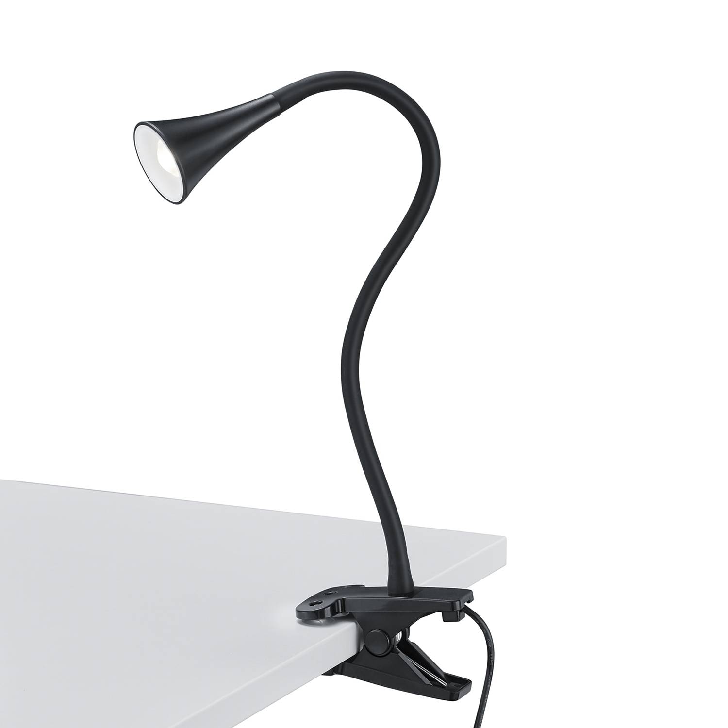 1-Flammig Klemmleuchte Viper Polycarbonat Schwarz