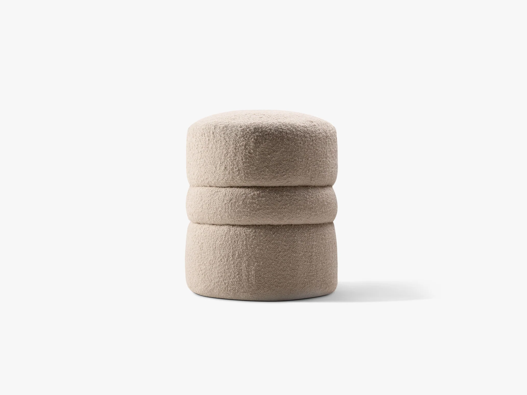 Alexa Pouf Cotton Natural
