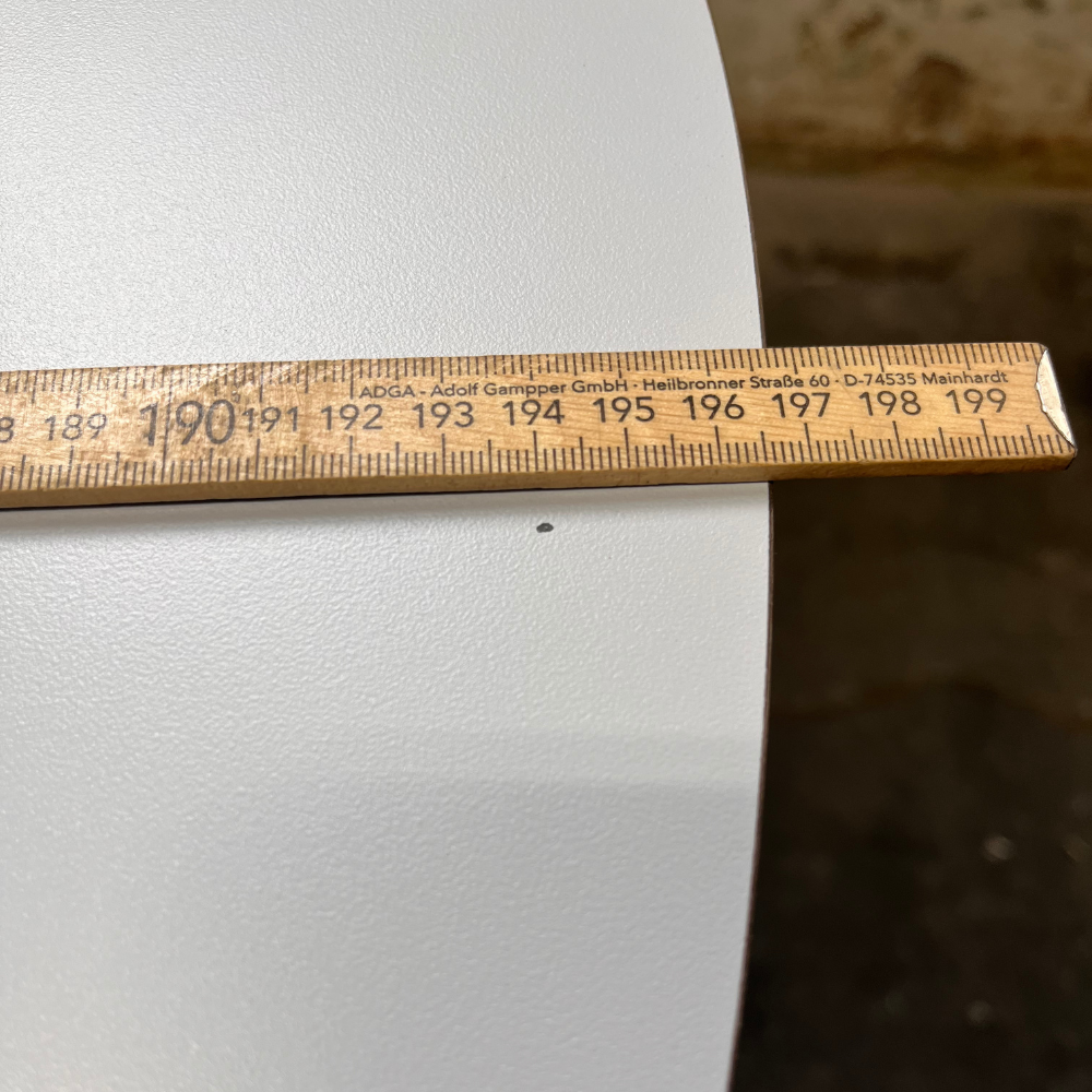 Beluga Esstisch Holz Grau Ø 90cm