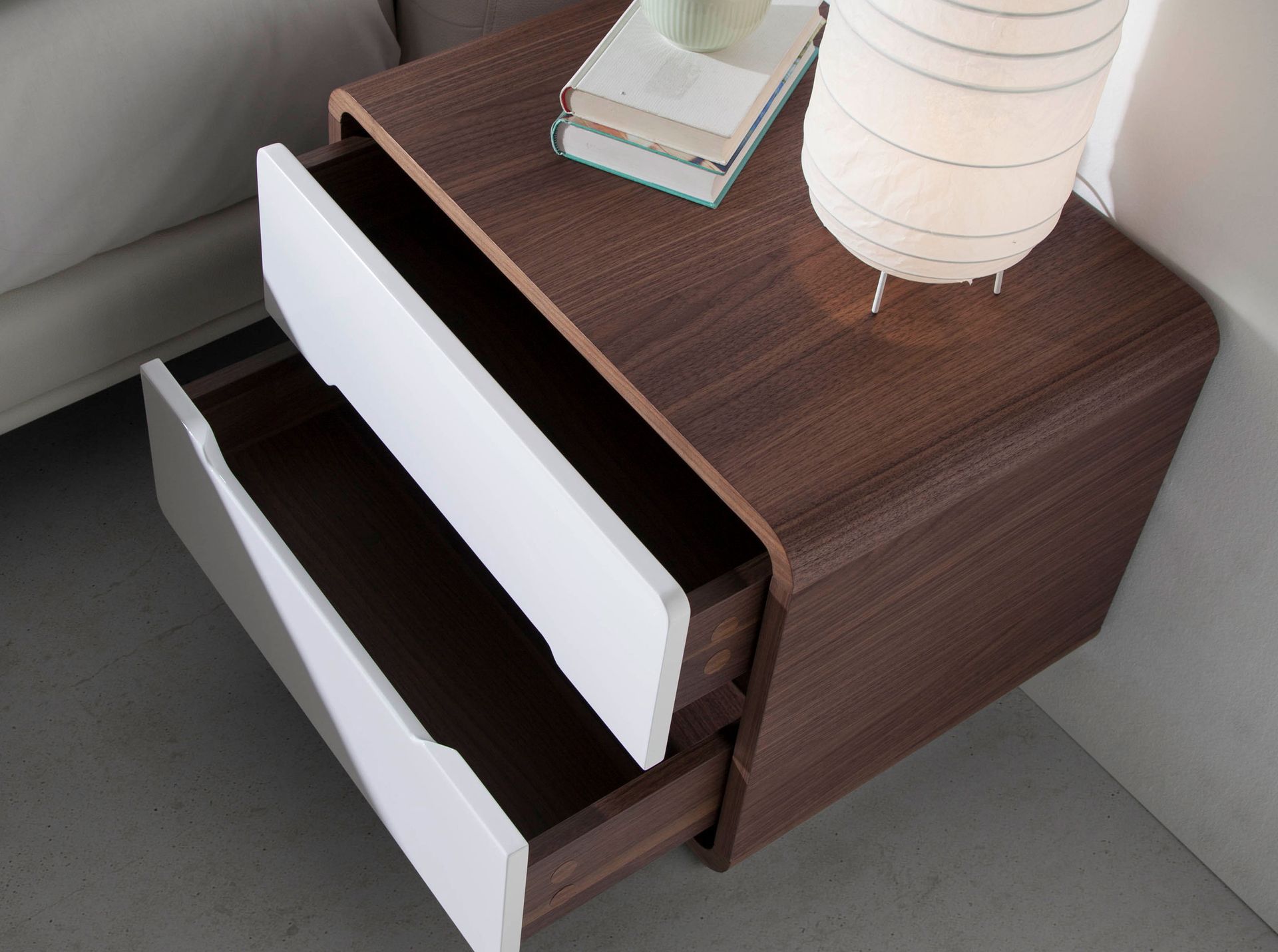 Nightstand 7107 Brown White
