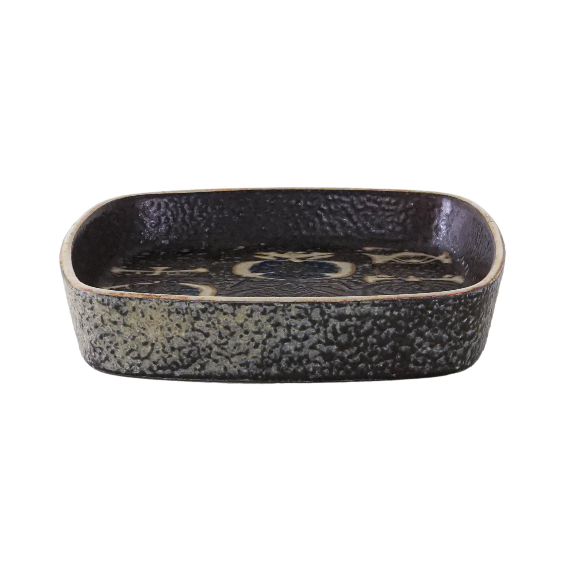 Ceramic bowl Brown
