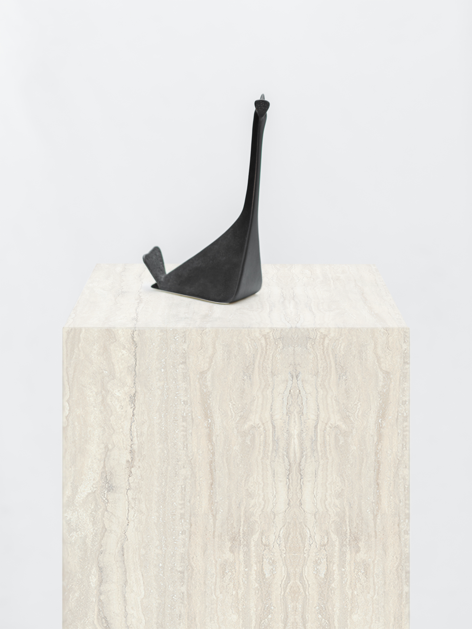 Sockel Travertine-Marmor Weiß