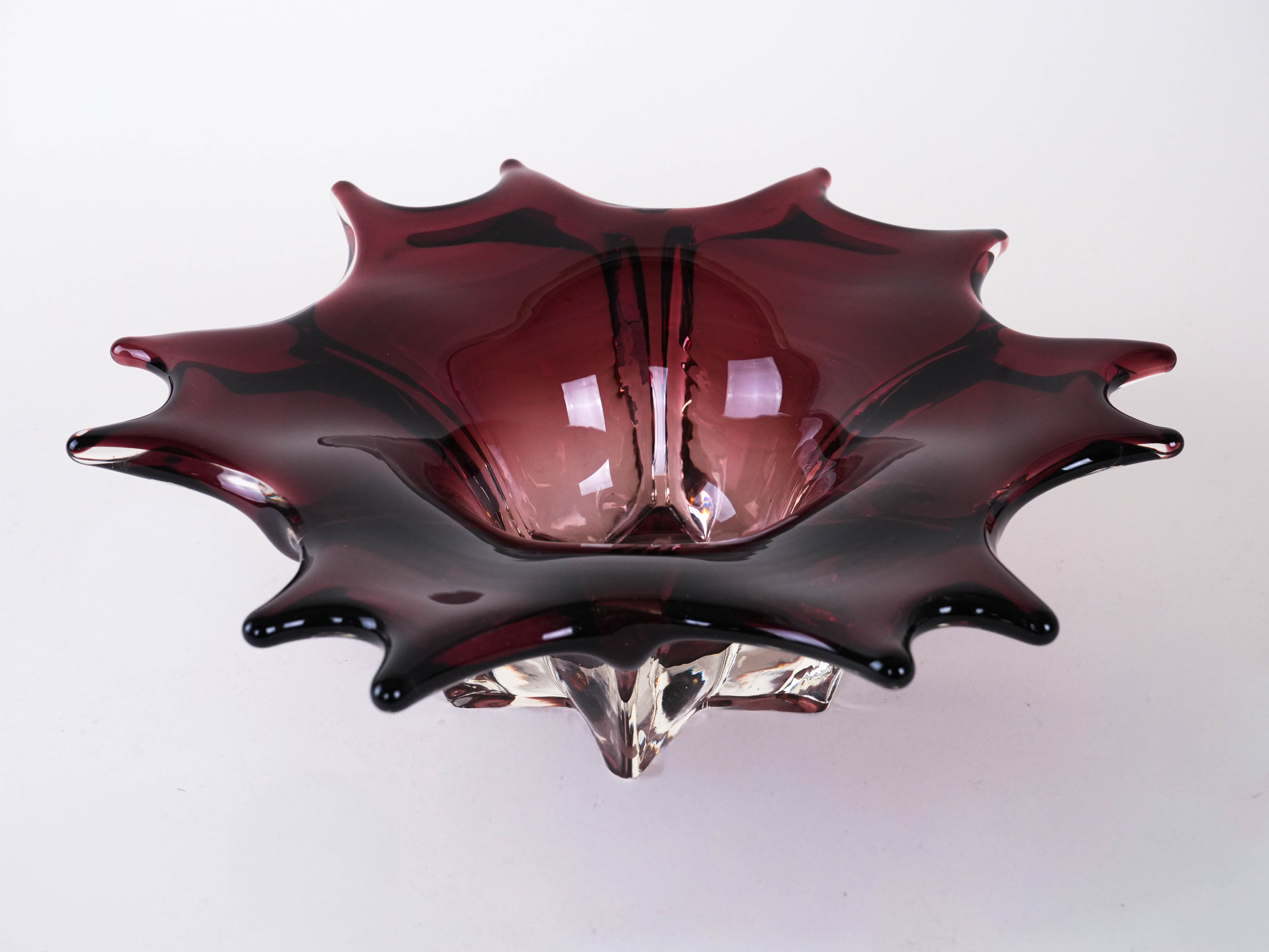 Glassplatte 1970er Jahre 