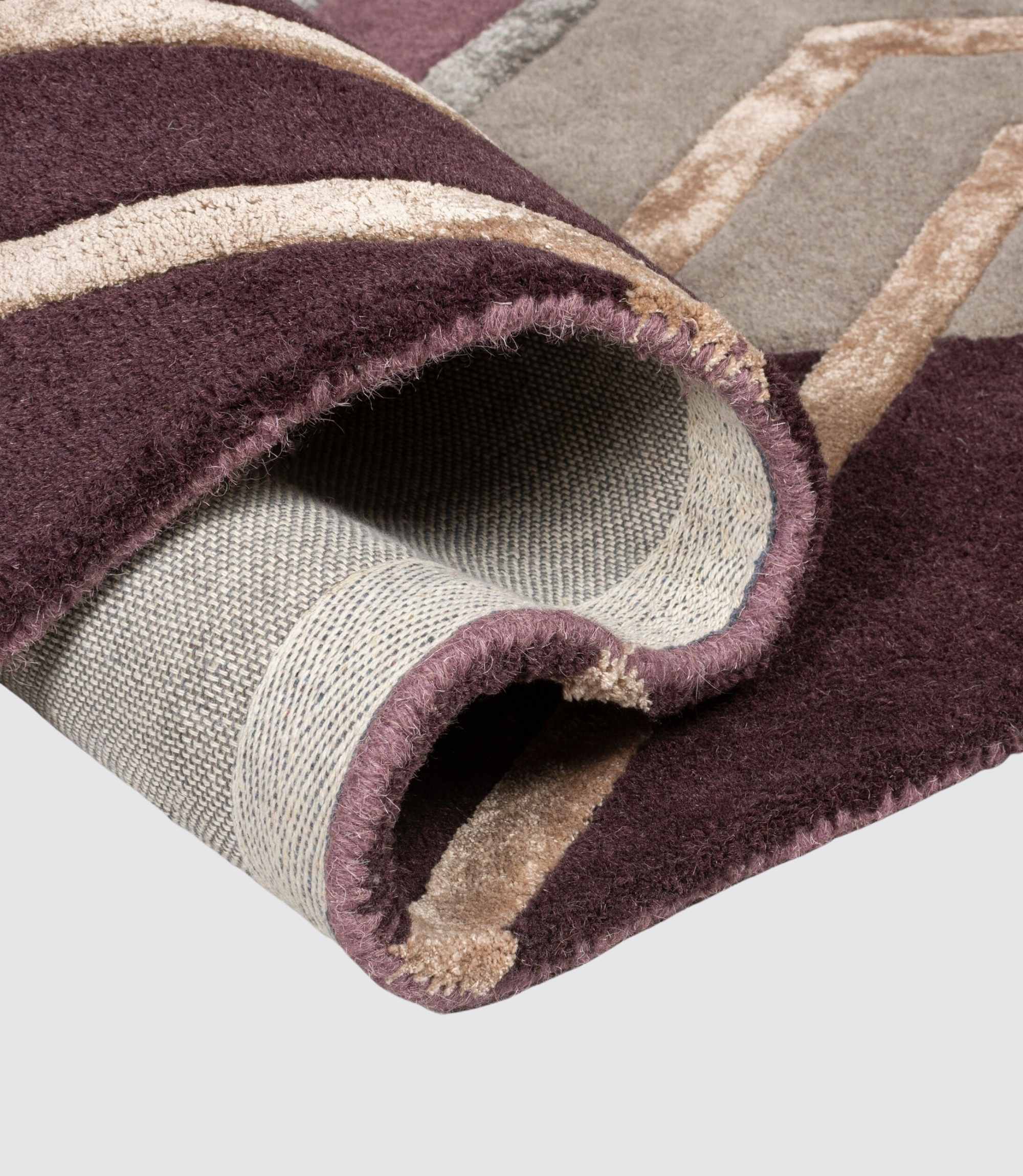 Wollmischteppich Architect Harlow Lila 120x170